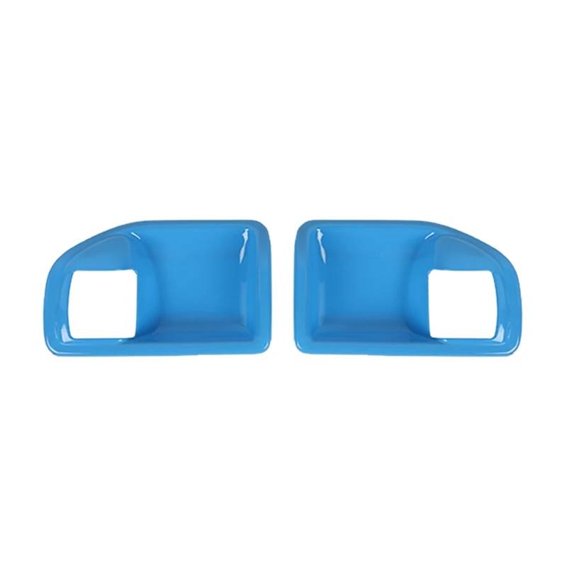 YYEFNMAZ ABS Griff Schüssel Dekoration Abdeckung Trims Aufkleber Kompatibel for Jeep -Wrangler JK 2011-2017 2 Tür Auto Innen Zubehör(Light Blue) von YYEFNMAZ