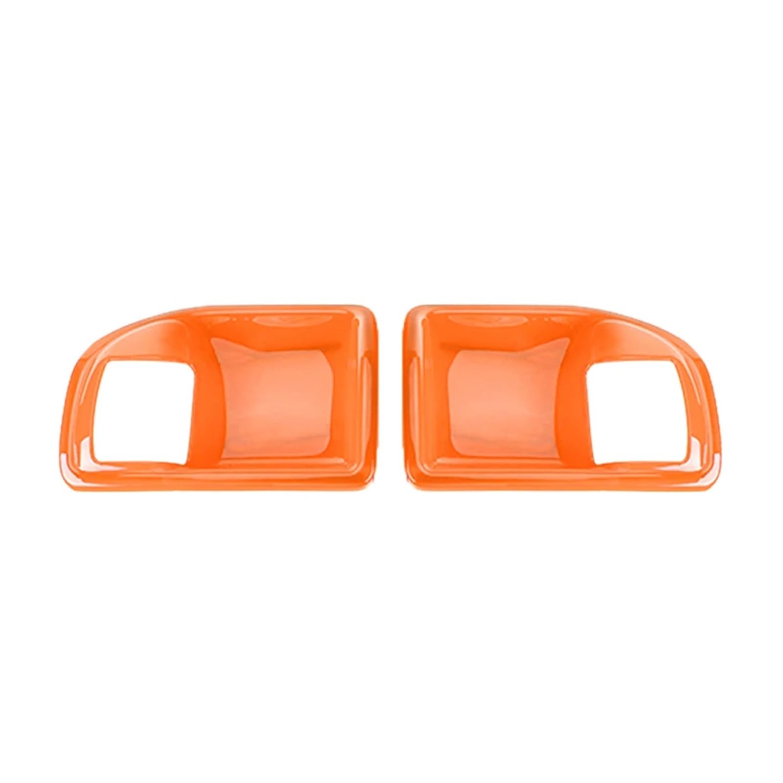 YYEFNMAZ ABS Griff Schüssel Dekoration Abdeckung Trims Aufkleber Kompatibel for Jeep -Wrangler JK 2011-2017 2 Tür Auto Innen Zubehör(Orange) von YYEFNMAZ