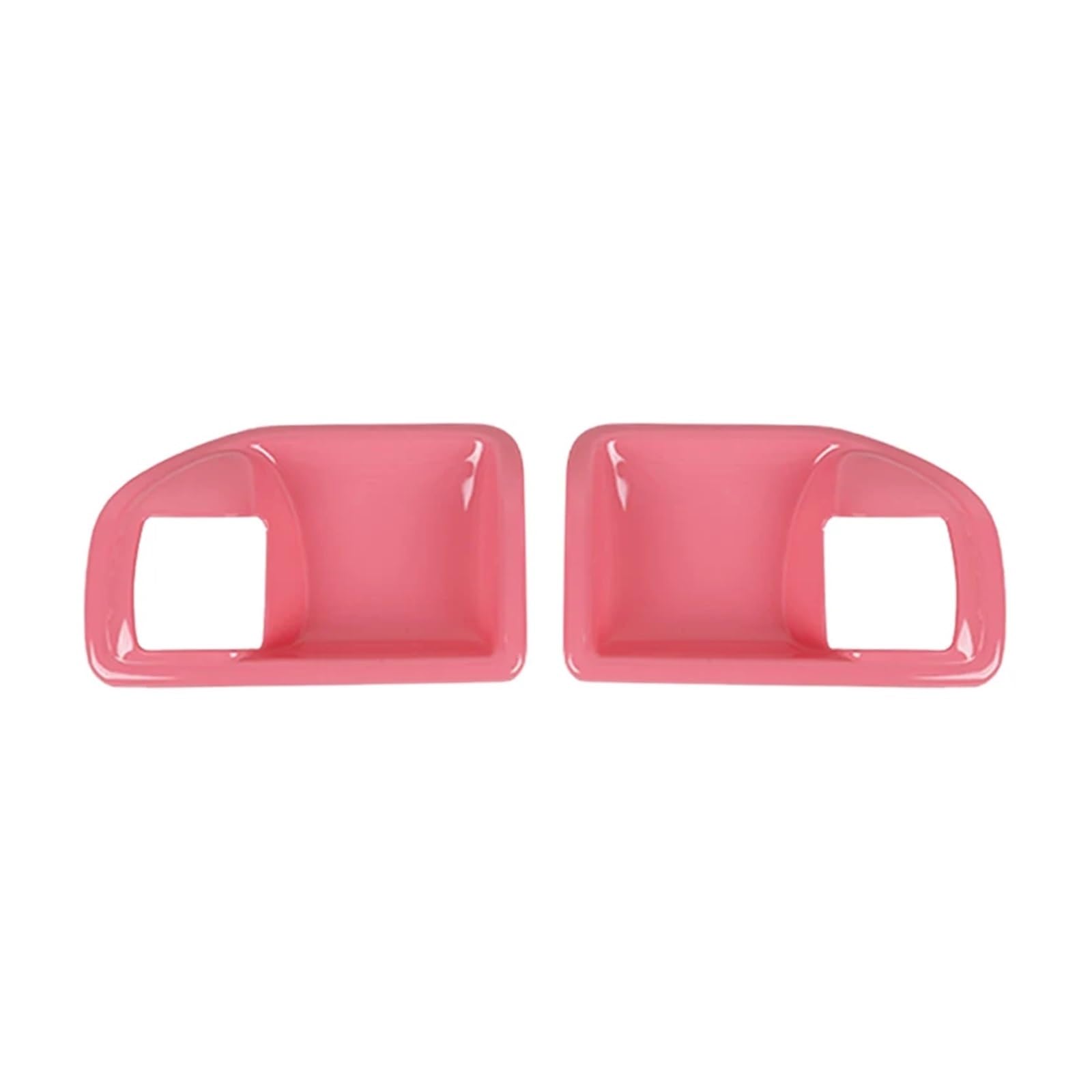 YYEFNMAZ ABS Griff Schüssel Dekoration Abdeckung Trims Aufkleber Kompatibel for Jeep -Wrangler JK 2011-2017 2 Tür Auto Innen Zubehör(Pink) von YYEFNMAZ