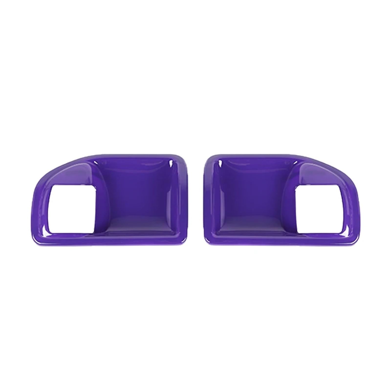 YYEFNMAZ ABS Griff Schüssel Dekoration Abdeckung Trims Aufkleber Kompatibel for Jeep -Wrangler JK 2011-2017 2 Tür Auto Innen Zubehör(Purple) von YYEFNMAZ