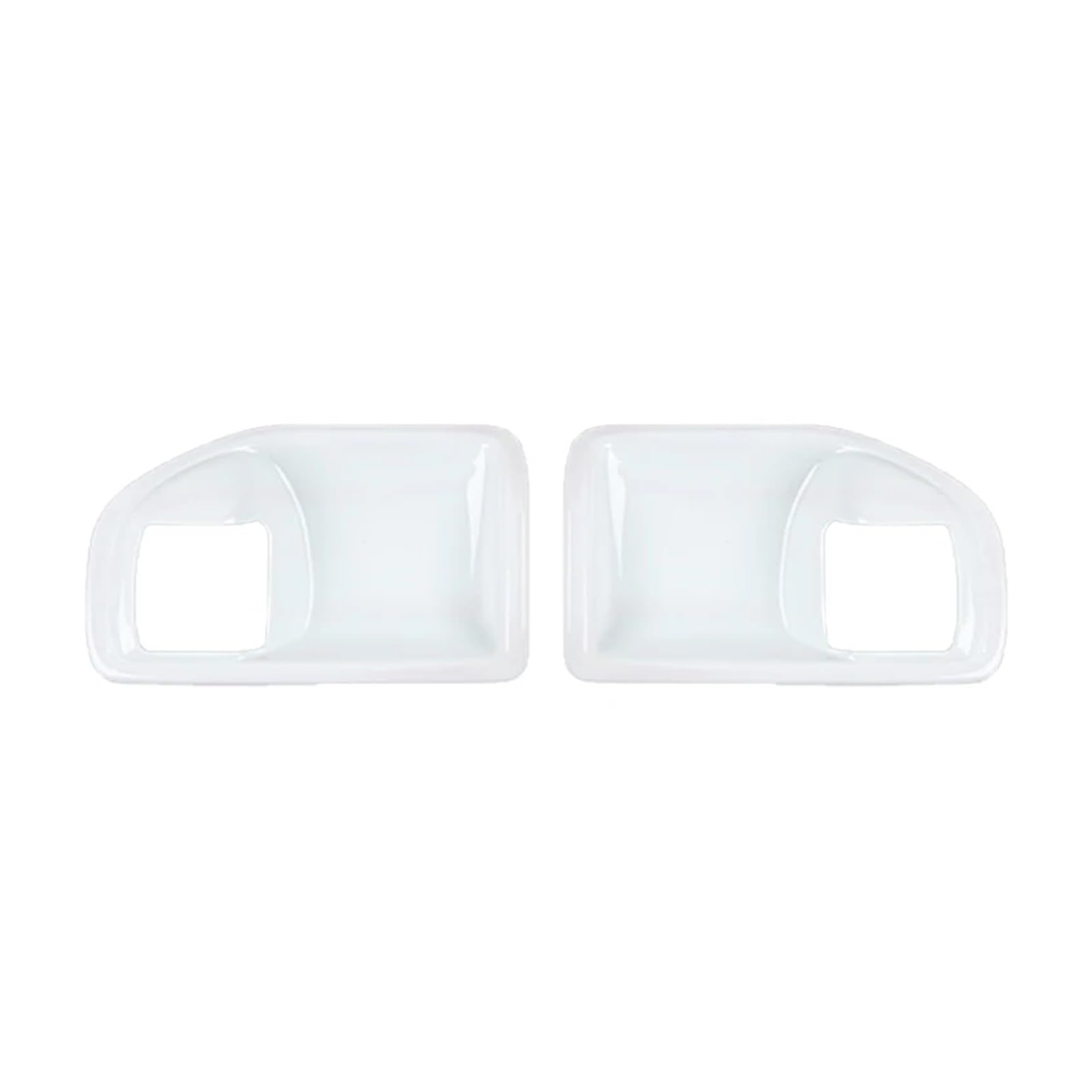 YYEFNMAZ ABS Griff Schüssel Dekoration Abdeckung Trims Aufkleber Kompatibel for Jeep -Wrangler JK 2011-2017 2 Tür Auto Innen Zubehör(White) von YYEFNMAZ