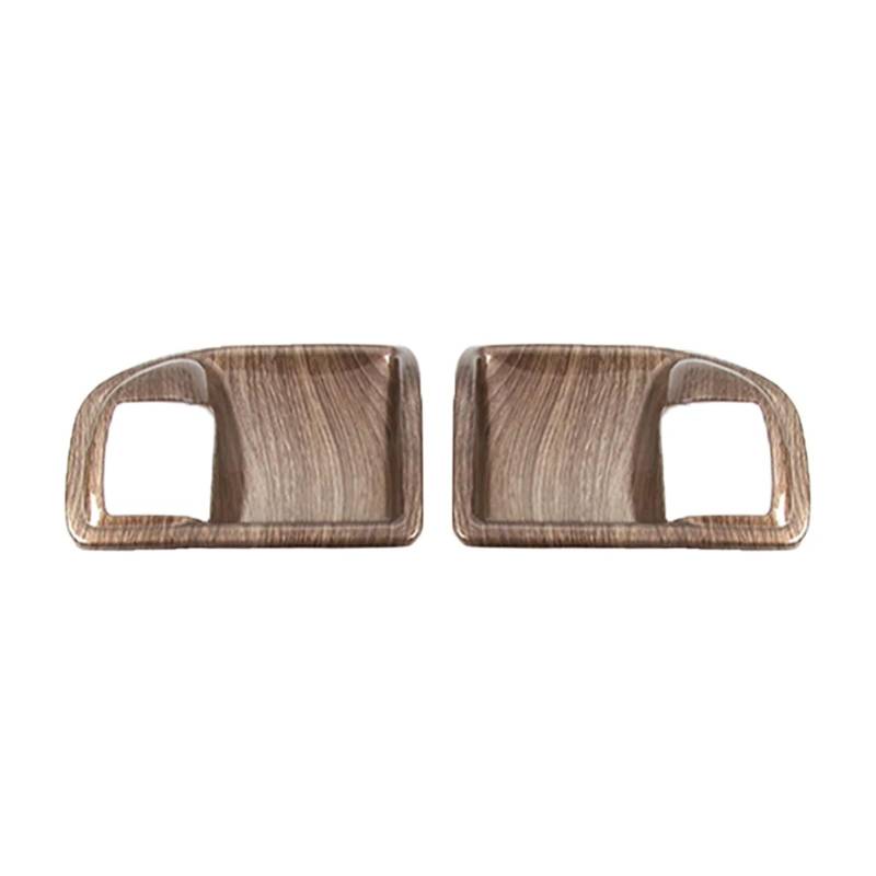 YYEFNMAZ ABS Griff Schüssel Dekoration Abdeckung Trims Aufkleber Kompatibel for Jeep -Wrangler JK 2011-2017 2 Tür Auto Innen Zubehör(Wood Grain) von YYEFNMAZ