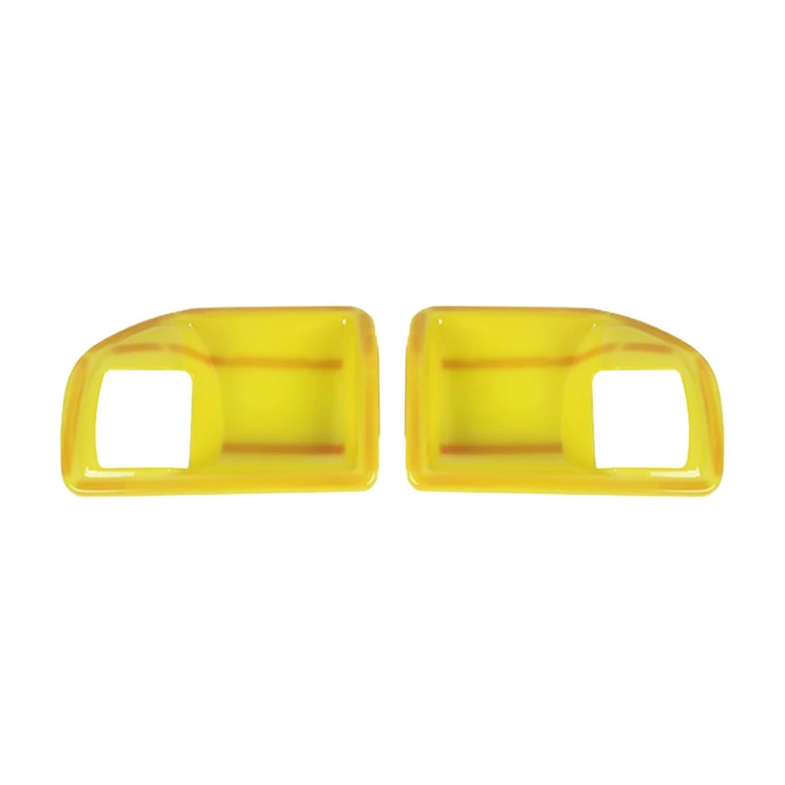 YYEFNMAZ ABS Griff Schüssel Dekoration Abdeckung Trims Aufkleber Kompatibel for Jeep -Wrangler JK 2011-2017 2 Tür Auto Innen Zubehör(Yellow) von YYEFNMAZ