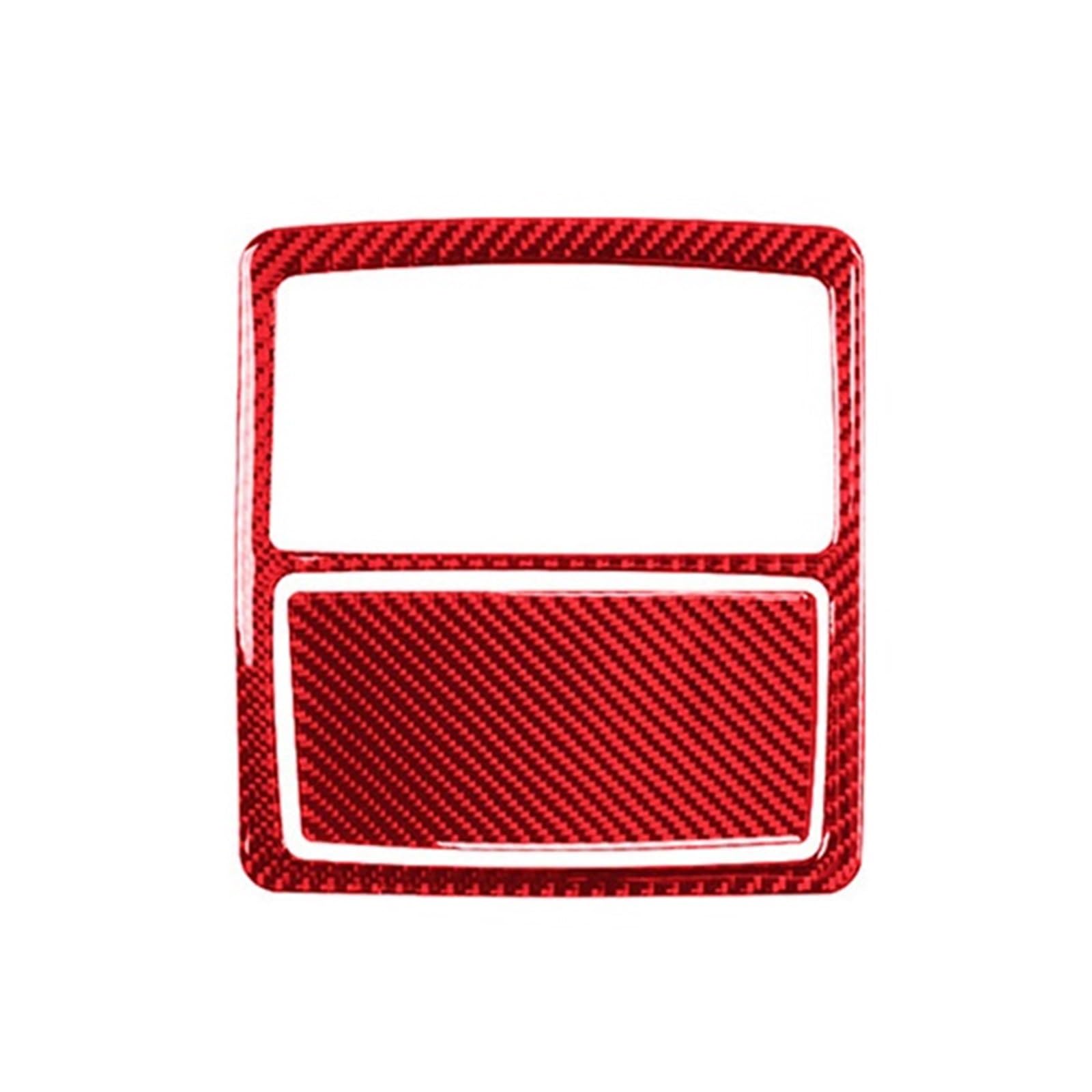 YYEFNMAZ Auto-Innendekorationszubehör, Kohlefaser-Leselicht-Aufkleber, kompatibel for Toyota - Highlander 2008 2009 2010 2011 2012 2013(Red) von YYEFNMAZ