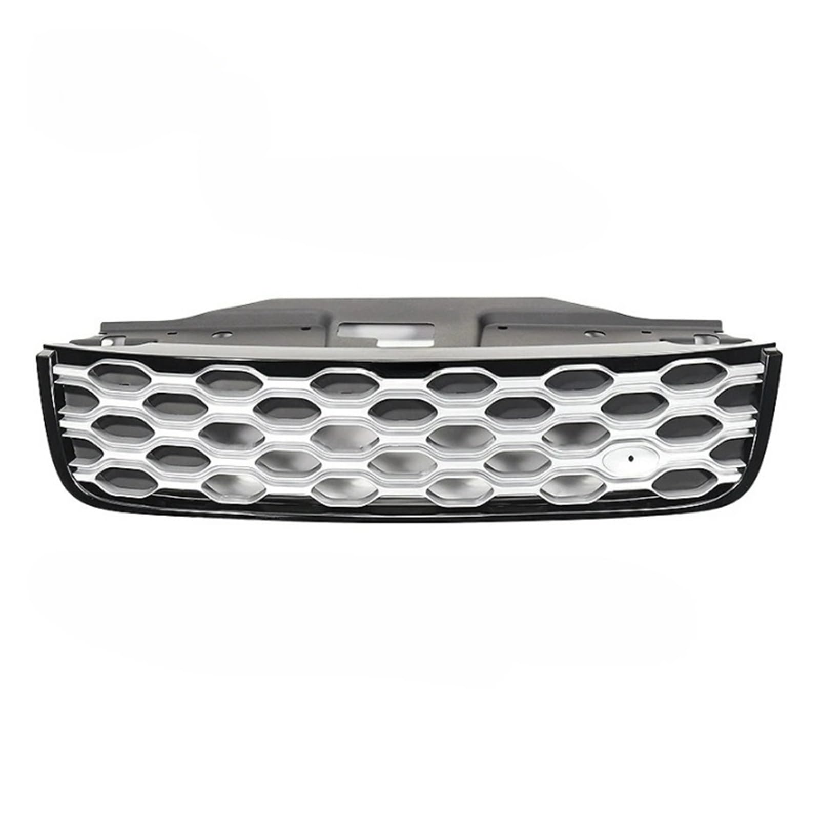 YYEFNMAZ Auto-Renngrills kompatibel mit Land Rover -Discovery 5 2017-2023 Frontstoßstangengrill LR160076 LR160075 Zubehör(Black Silver) von YYEFNMAZ