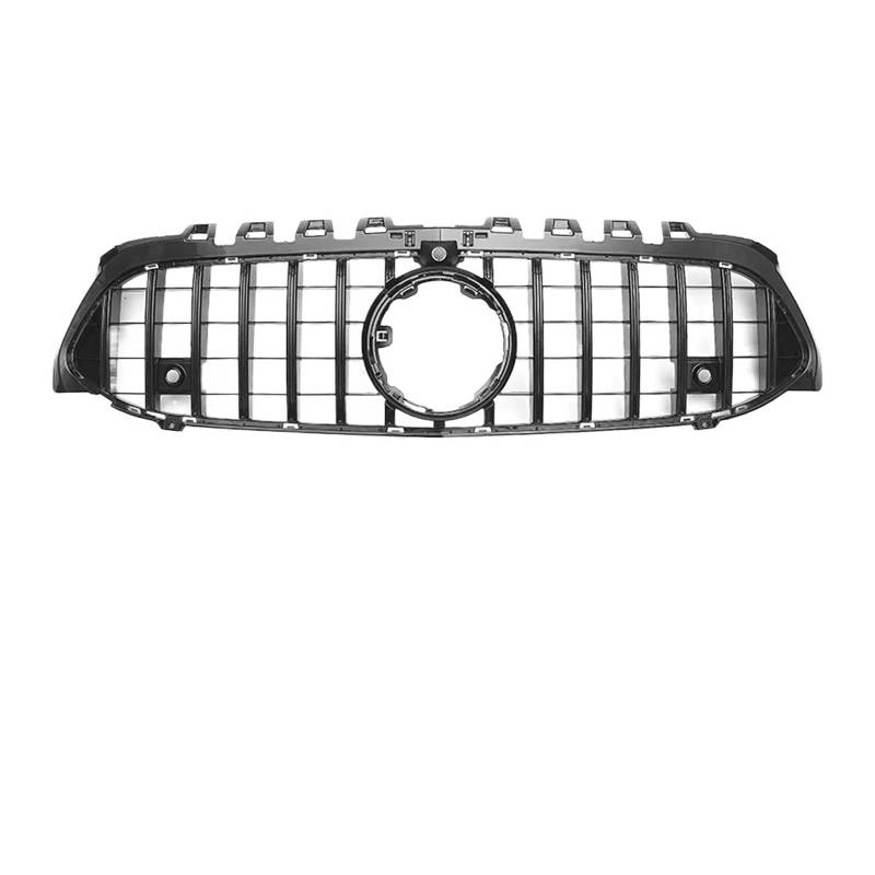 YYEFNMAZ Diamant-Style-Grill, kompatibel mit Mercedes Benz A-Klasse W177 2019–2022, A200 A220 A250, Chrom-Silber, GT-Style-Frontstoßstangen-Renngitter(GT-Black W360) von YYEFNMAZ