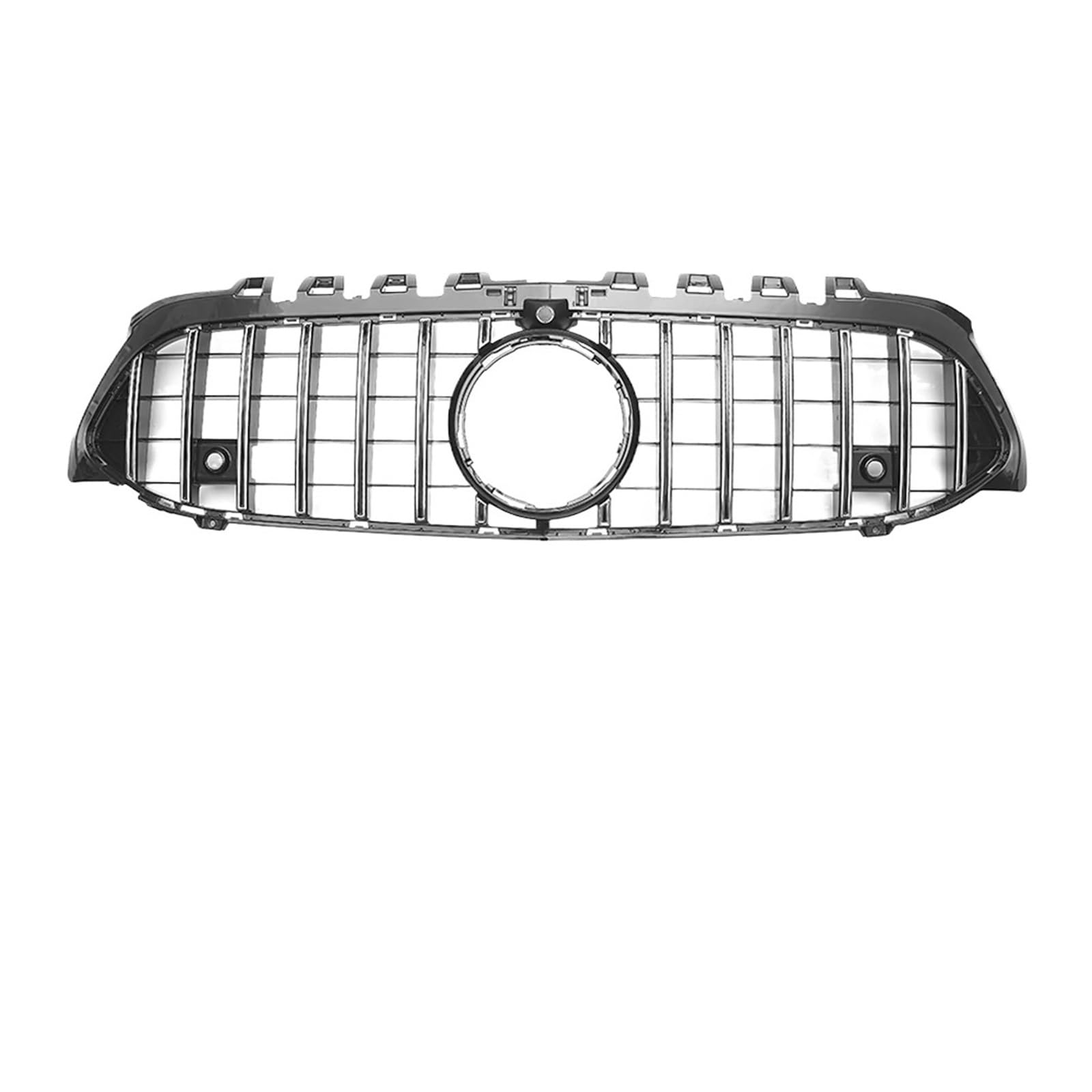 YYEFNMAZ Diamant-Style-Grill, kompatibel mit Mercedes Benz A-Klasse W177 2019–2022, A200 A220 A250, Chrom-Silber, GT-Style-Frontstoßstangen-Renngitter(GT-Silver W360) von YYEFNMAZ