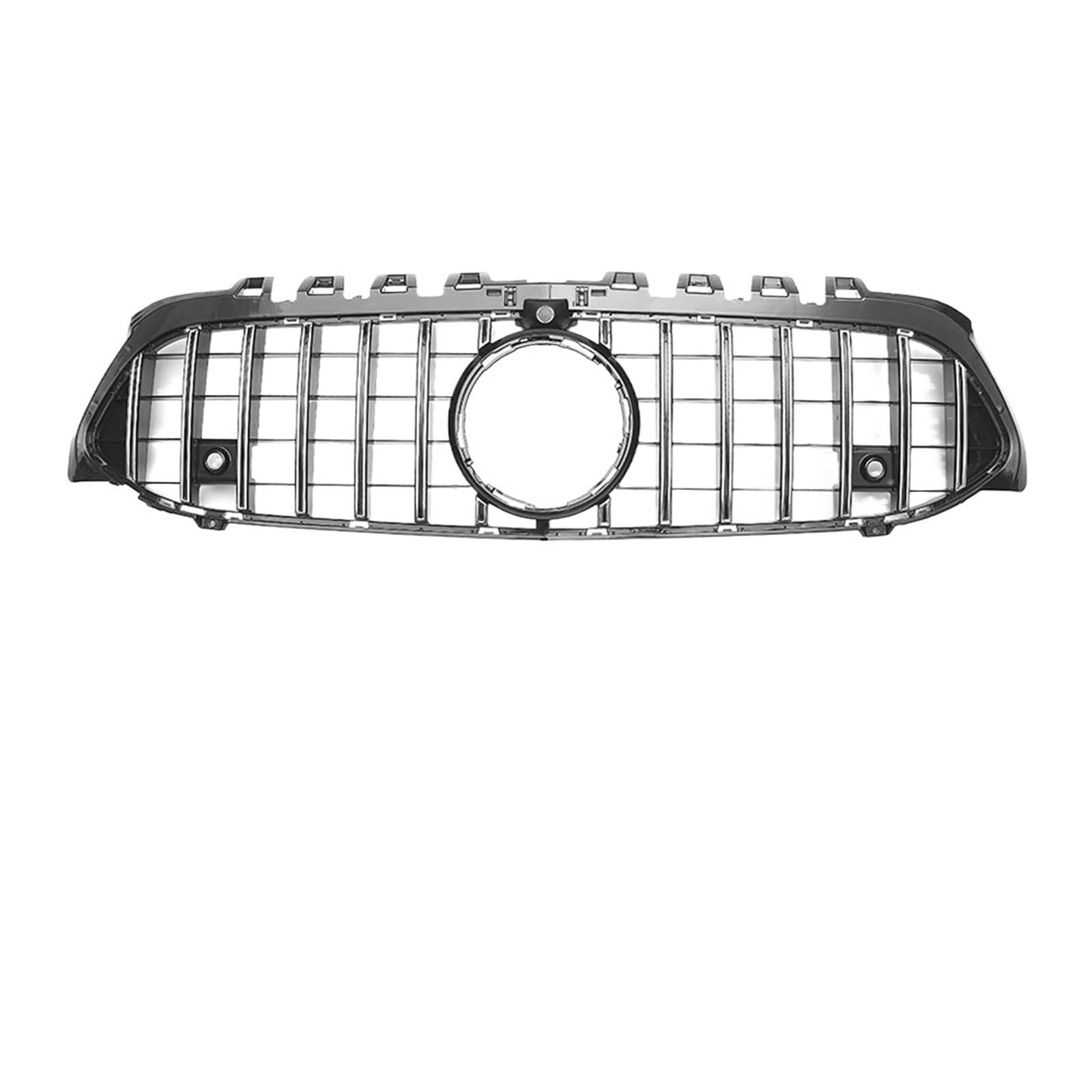 YYEFNMAZ Diamonds Style Grill Kompatibel for Mercedes Benz A-Klasse W177 2019-2022 A200 A220 A250 Chrom Silber GT Style Frontstoßstange Renngitter(GT-Silver W360) von YYEFNMAZ