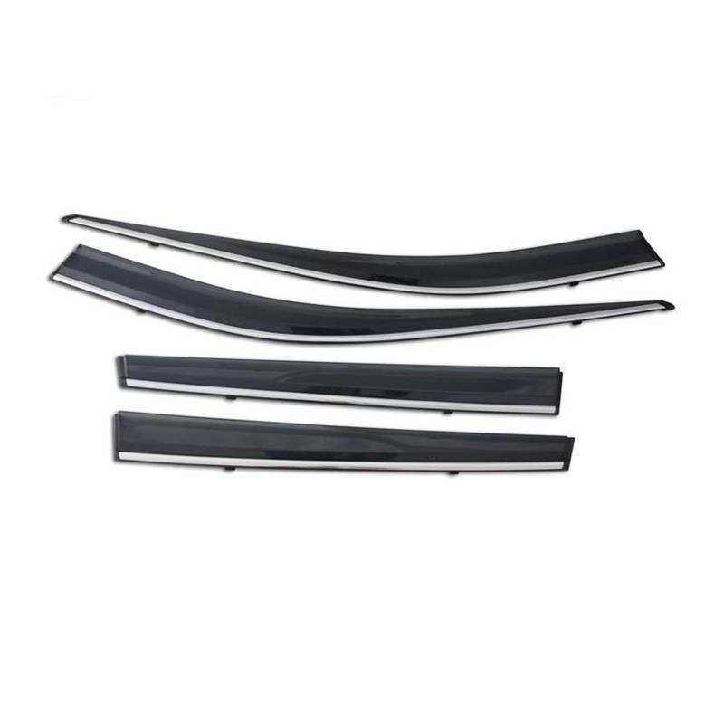 YYEFNMAZ Fenstervisier kompatibel for Toyota Rav-4 Rav4 XA50 2019 2020 2021 2022 2023 Regenseitenfensterschutz Sonne Regenabweiser Markisenschutz(Chrome Strip-4pcs) von YYEFNMAZ