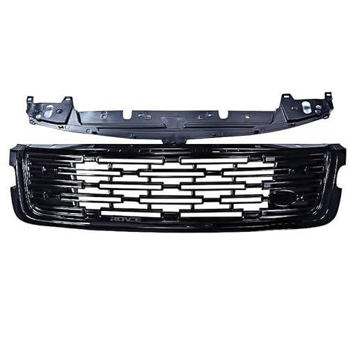 YYEFNMAZ Front Racing Grills Stoßstangengrill Kompatibel for Land Rover Range Rover Velar 2017-2024 LR143275 LR092628 LR139319 Autozubehör Black von YYEFNMAZ