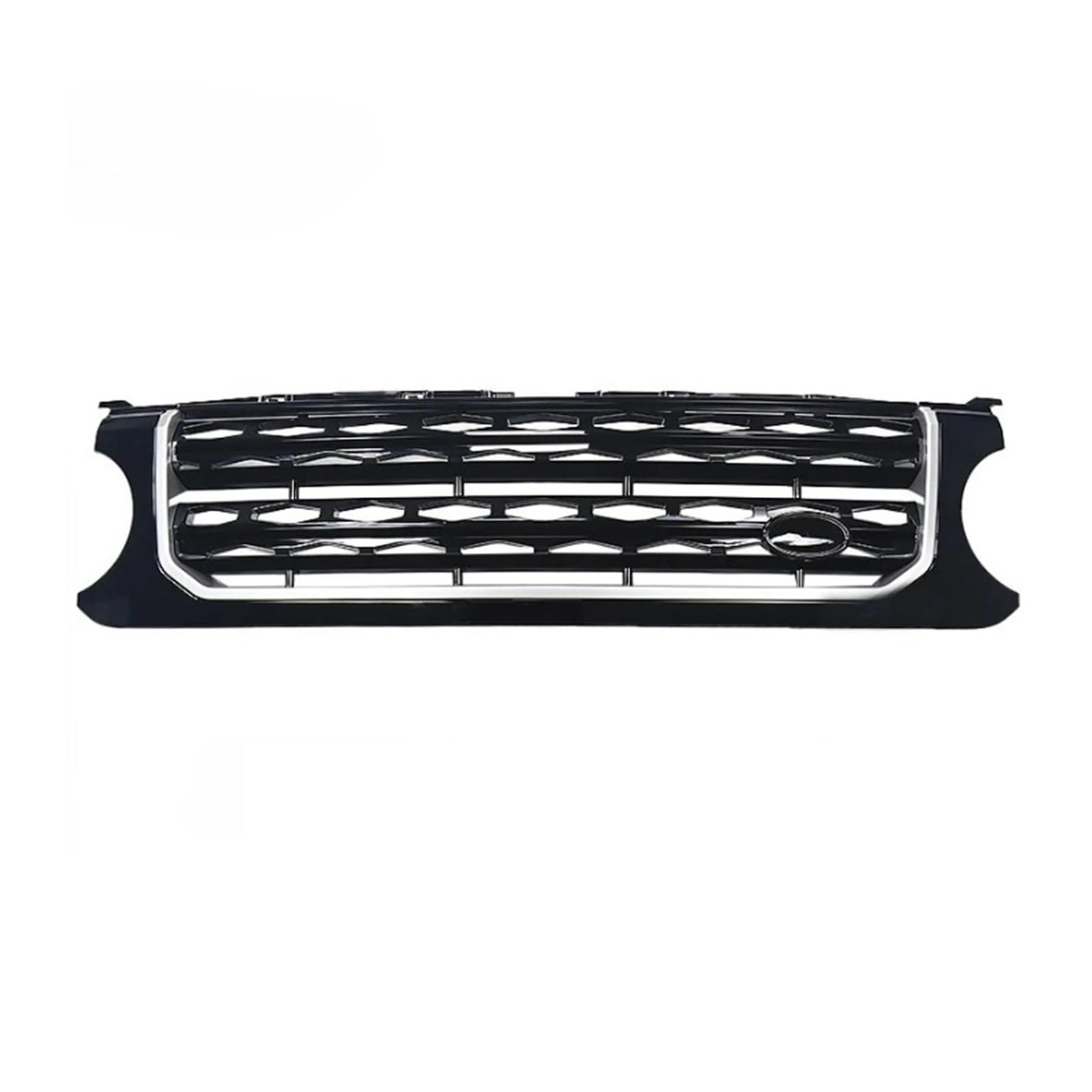 YYEFNMAZ Frontgrill Autogrill Kompatibel for Land Rover Discovery 4 2010-2016 L319 LR043292 LR051300 LR051299 LR024301 Zubehör(10-13 Black Silver) von YYEFNMAZ