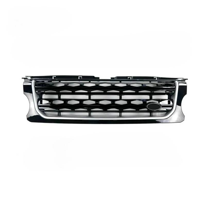 YYEFNMAZ Frontgrill Autogrill Kompatibel for Land Rover Discovery 4 2010-2016 L319 LR043292 LR051300 LR051299 LR024301 Zubehör(14-16 Black Silver) von YYEFNMAZ