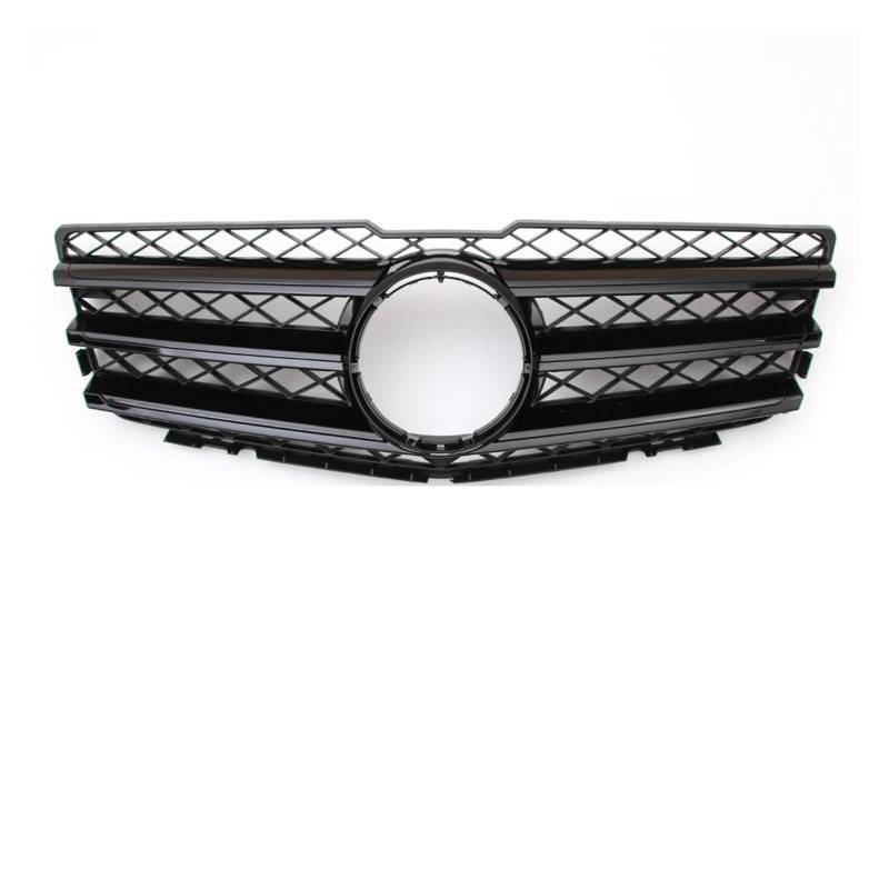 YYEFNMAZ Frontgrill in glänzendem Schwarz for die Stoßstange, kompatibel mit Mercedes Benz GLK-Klasse GLK280 GLK300 GLK350 2008–2012, obere Gitter im Diamant-Stil(FLC-Glossy Black) von YYEFNMAZ