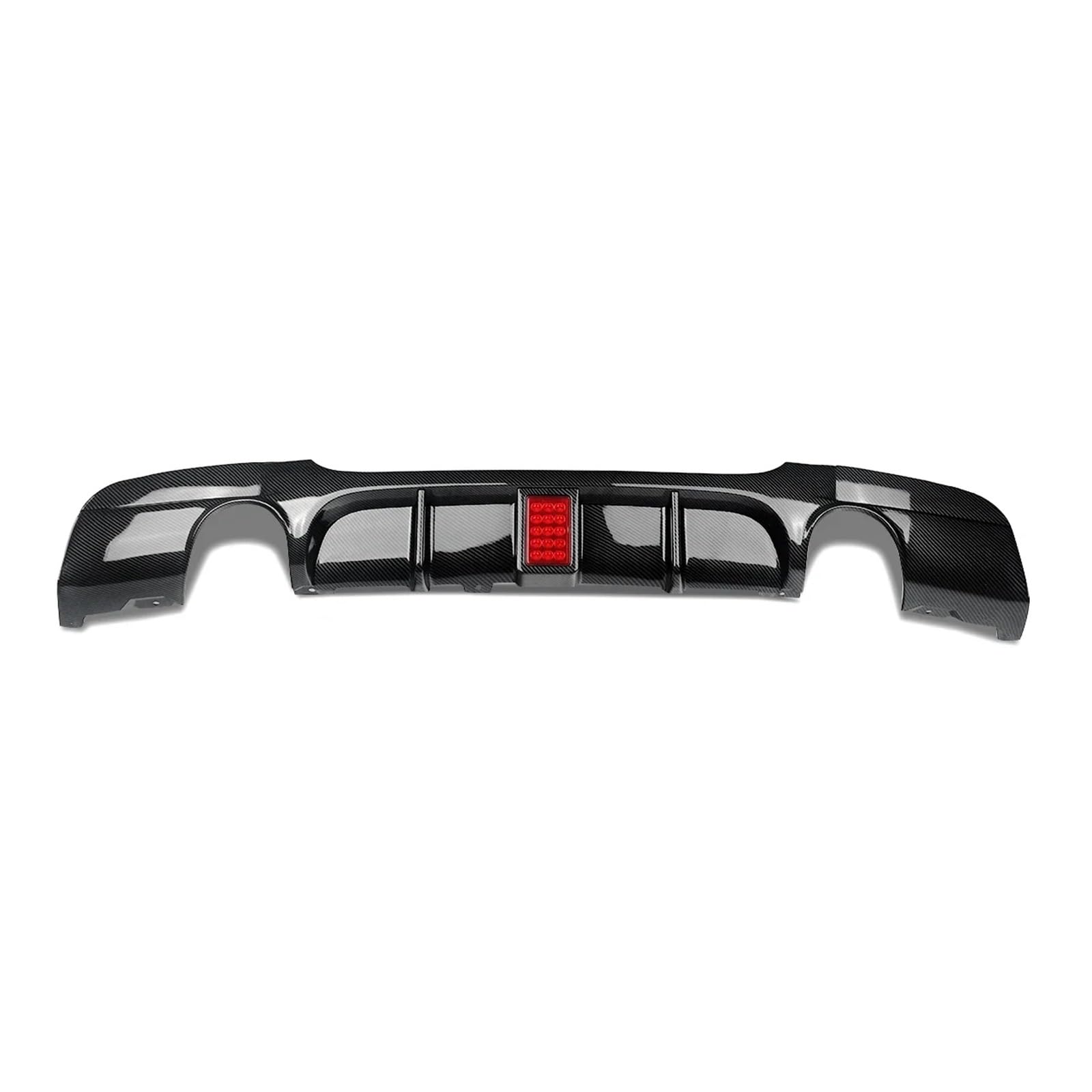 YYEFNMAZ Heckstoßstangen-Diffusor-Lippen-Splitter, kompatibel mit BMW 3er-Serie E90 E91 M Sport 2005–2012, MP-Stil, Auto-Ersatzteil (Carbon-Optik) von YYEFNMAZ