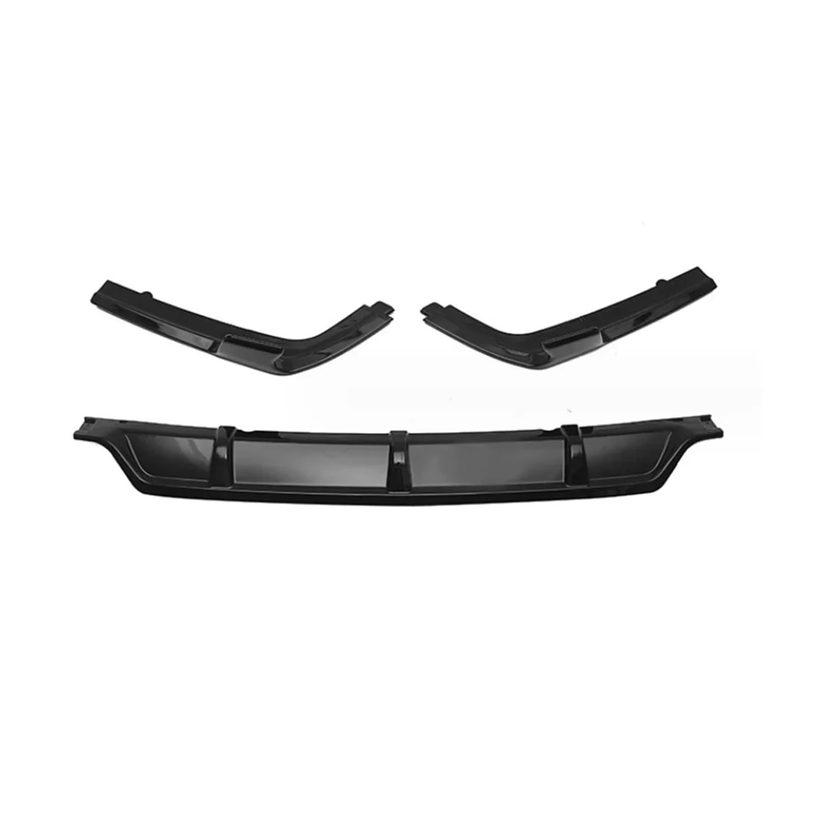 YYEFNMAZ Heckstoßstangen-Diffusorlippe, kompatibel mit BMW G07 X7 M Sport 2019 2020 2021 2022 2023, Spoiler-Splitter, Heckstoßstangenschutz, hintere Lippe(Glossy black) von YYEFNMAZ