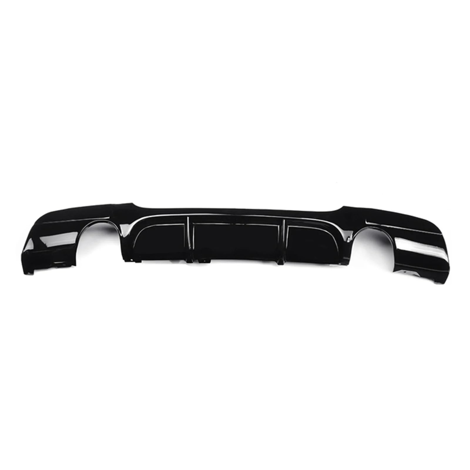 YYEFNMAZ Heckstoßstangenlippe, kompatibel mit 2005–2013 BMW 3er 325i 335i E90 E91 M Sport Diffusor Spoiler Splitter, glänzend schwarz, Karbonfaser-Stil(Glossy Black) von YYEFNMAZ