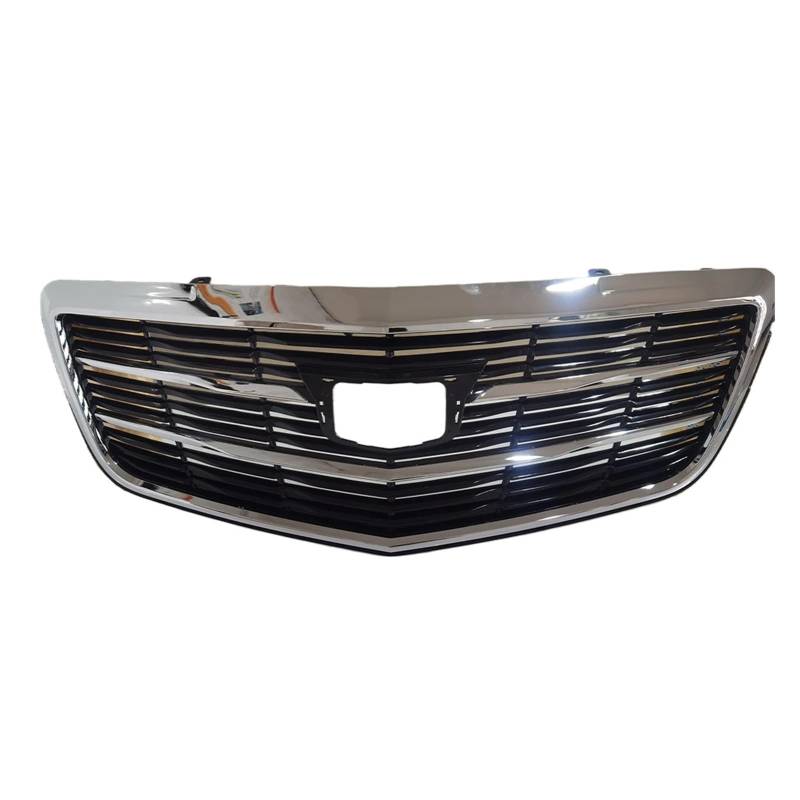 YYEFNMAZ Kompatibel for Cadillac ATS 2015–2019, vorderer oberer Stoßstangengrill, Ersatz 22879627, Stoßstangenhaube, Netzgitter, verchromtes Renngrill-Zubehör von YYEFNMAZ