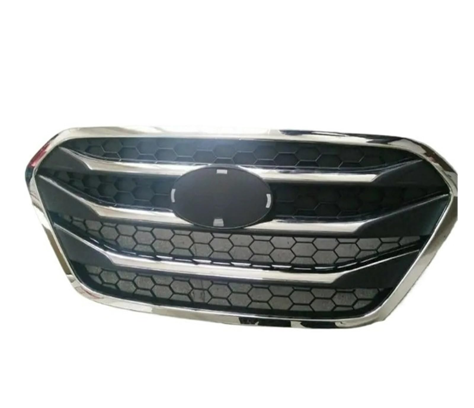 YYEFNMAZ Kompatibel for Hyundai Ix35 2009–2015, ABS-Chrom-Frontgrill, rund um Zierleisten, Grills Racing von YYEFNMAZ