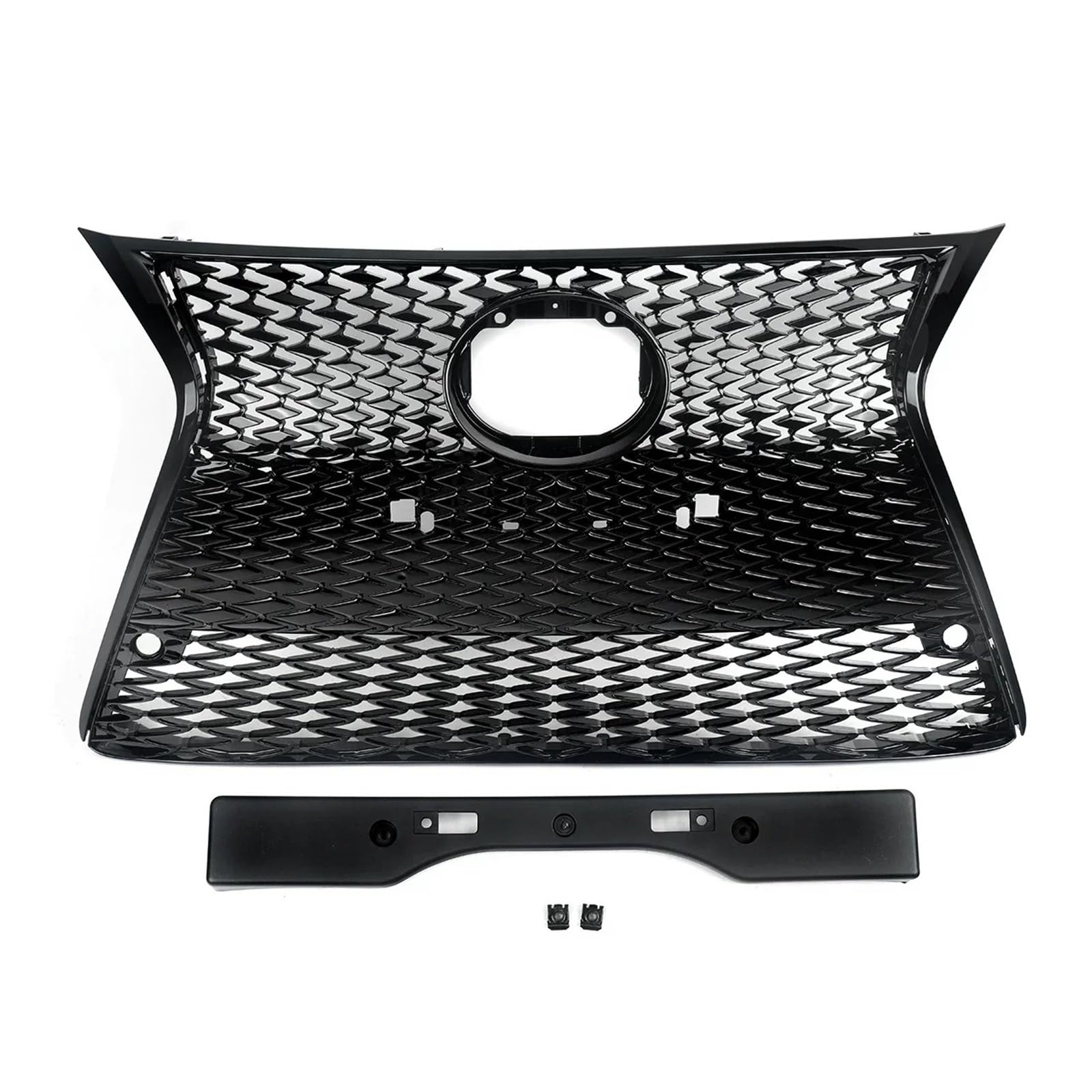 YYEFNMAZ Kompatibel for Lexus IS250 IS350 F Sport 2014–2016, Frontstoßstange, oberer und unterer Grill, Frontstoßstangengrill, Autoteile, Karosserie-Set von YYEFNMAZ