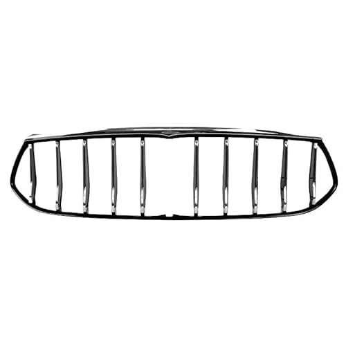 YYEFNMAZ Kompatibel for Maserati -Quattroporte 2017–2020, verchromter Haubengrill, Frontstoßstange, ABS-Grill, Galvanik-Grill-Zubehör von YYEFNMAZ