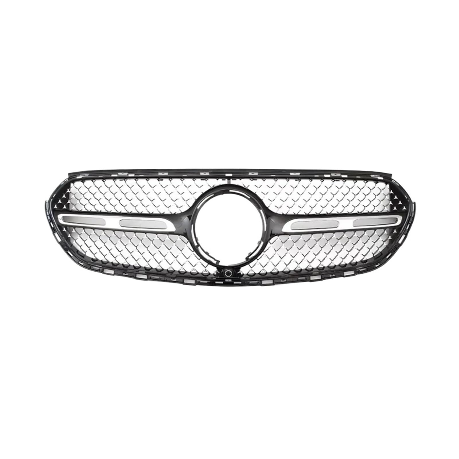 YYEFNMAZ Kompatibel for Mercedes-Benz GLC X254 2022 2023 2024+ GT Diamond Style Frontkühlergrill Einlassgitter Mesh Grill Tuning-Zubehör(DM Black) von YYEFNMAZ