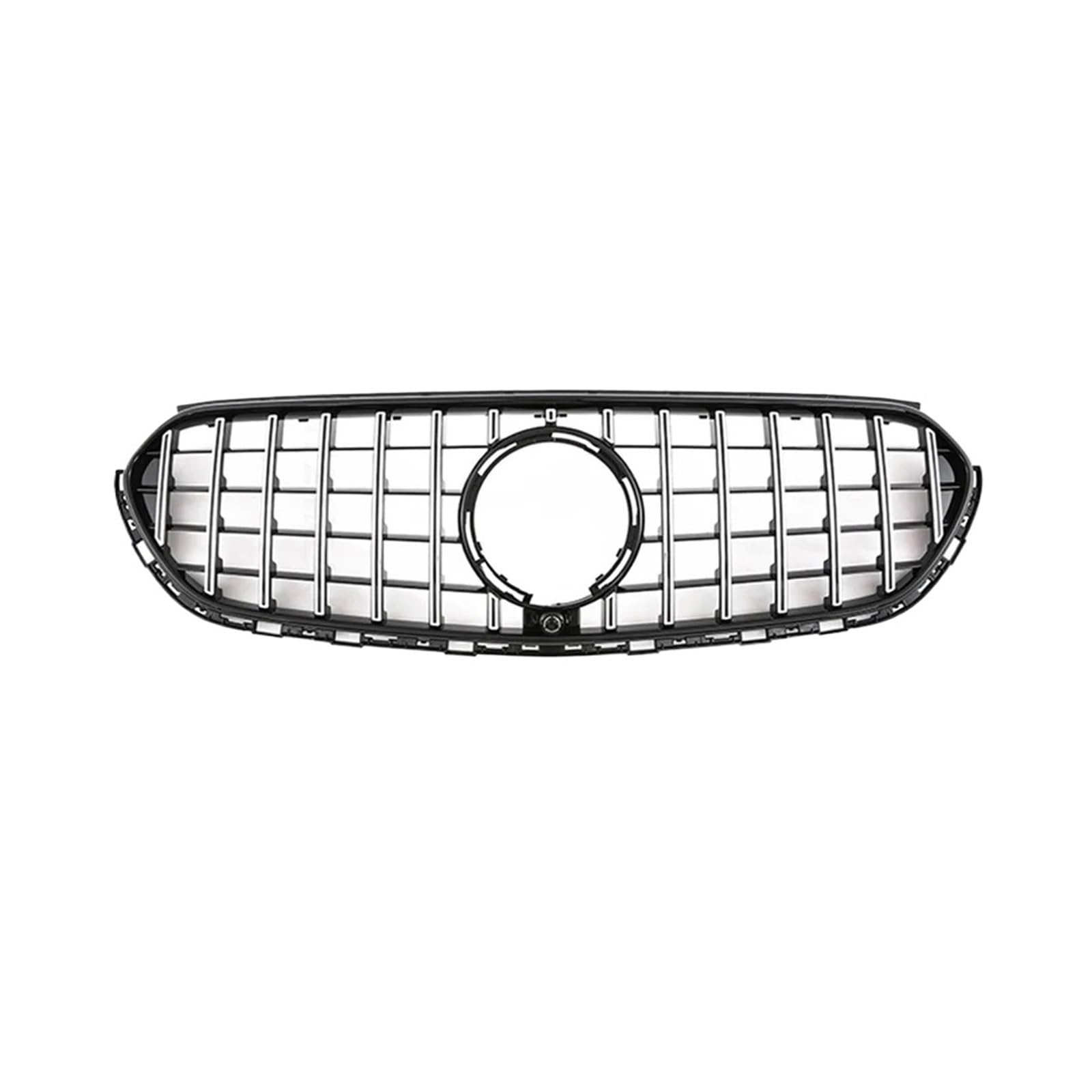 YYEFNMAZ Kompatibel for Mercedes-Benz GLC X254 2022 2023 2024+ GT Diamond Style Frontkühlergrill Einlassgitter Mesh Grill Tuning-Zubehör(GT Silvery) von YYEFNMAZ