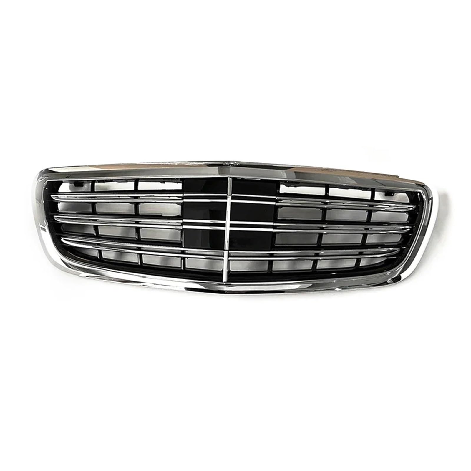 YYEFNMAZ Kompatibel for Mercedes-Benz W222 S-Klasse S320 S350 S400 S450 S500 S600 2014–2019. Frontstoßstangengrill, Haube, Tuning-Renngrill(Silver) von YYEFNMAZ