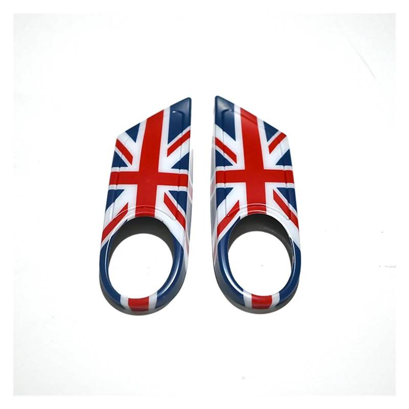 YYEFNMAZ Kompatibel for Mini -Cooper D One R56 Clubman R55 Cabrio R57 R58. Der Schwarze Flaggen-Aufkleber for Auto-Kotflügel, Blinker, Außenlichtabdeckungen(Union Jack) von YYEFNMAZ