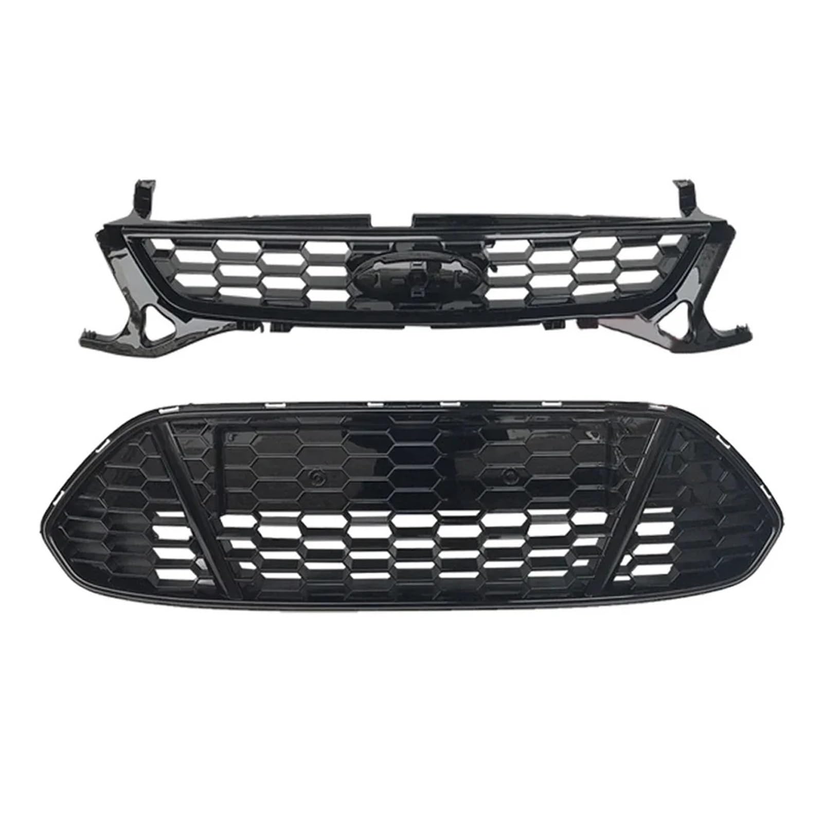 YYEFNMAZ Kompatibel for Mondeo 2011 2012 2013 MK4 vorderer oberer unterer Grill(Front and Lower) von YYEFNMAZ