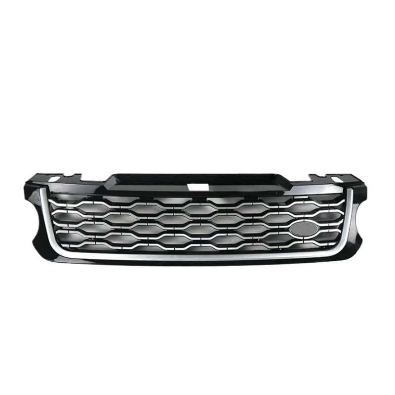 YYEFNMAZ Kompatibel for Range Rover Sport 2014–2017 L494, verbesserter 2018–2022 Stil, Kühlergrill, Frontstoßstange(Black Silver) von YYEFNMAZ