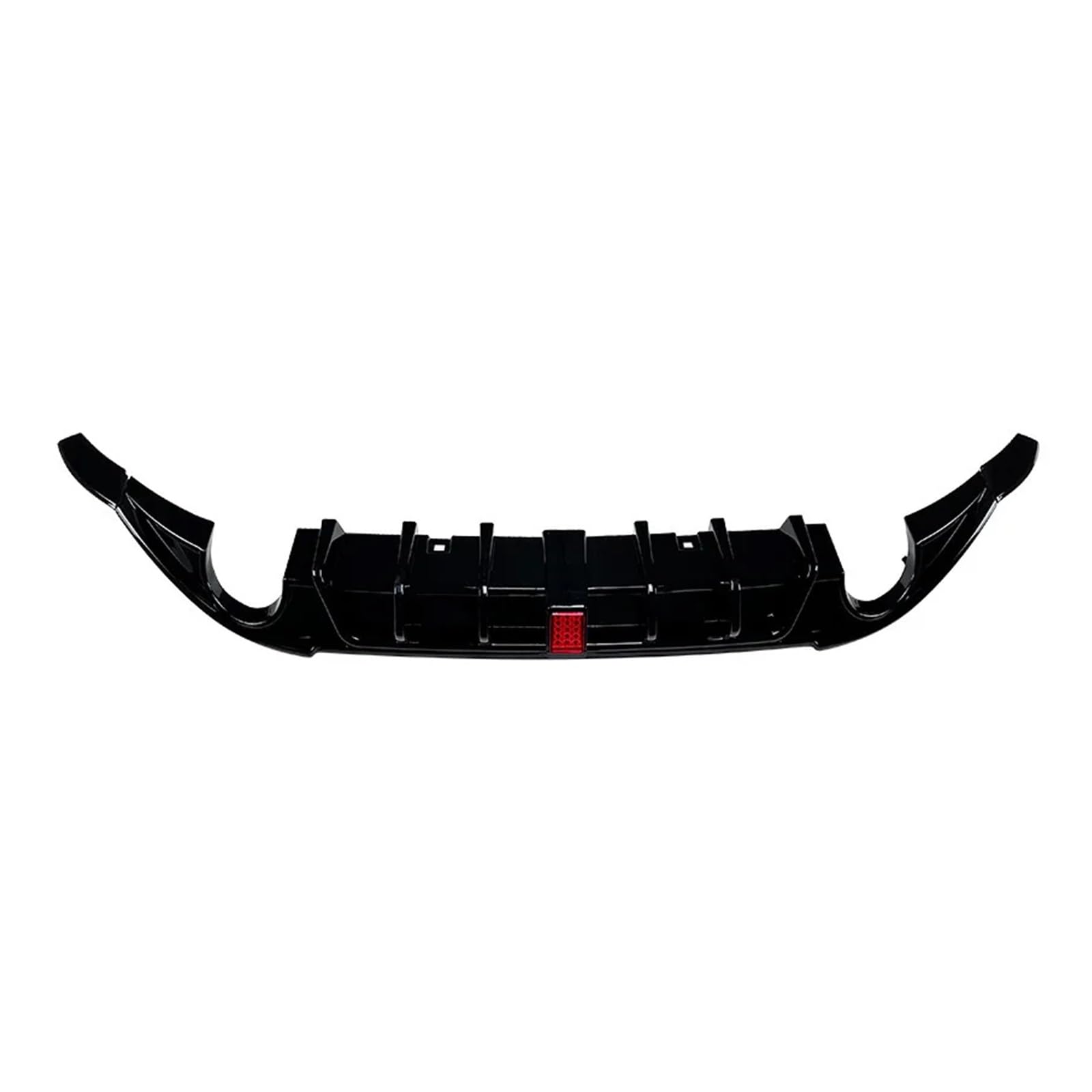 YYEFNMAZ Kompatibel for VW Golf 7 MK7 Standardversion 2015–2017. Heckstoßstangen-Diffusorlippe, Klavierschwarz, unterer Splitter-Spoilerschutz(With Lamp) von YYEFNMAZ