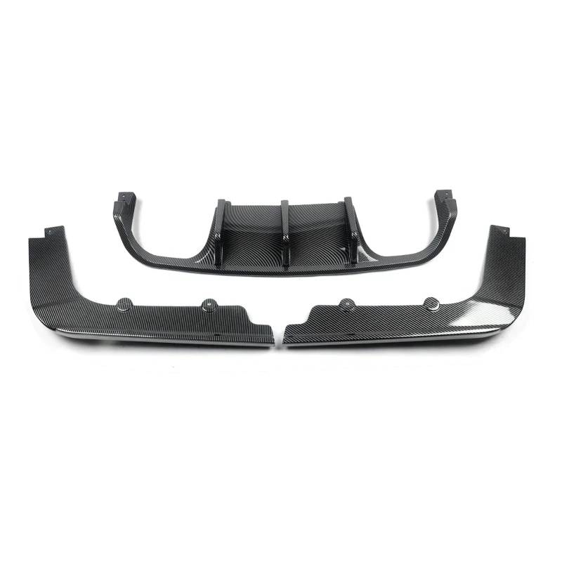 YYEFNMAZ Kompatibel mit BMW 3er-Serie M3 E92 Coupe E93 Cabrio Heckdiffusor 2008–2013, Karbonfaser-Spoiler, Heckstoßstangenlippe (Carbon-Look) von YYEFNMAZ