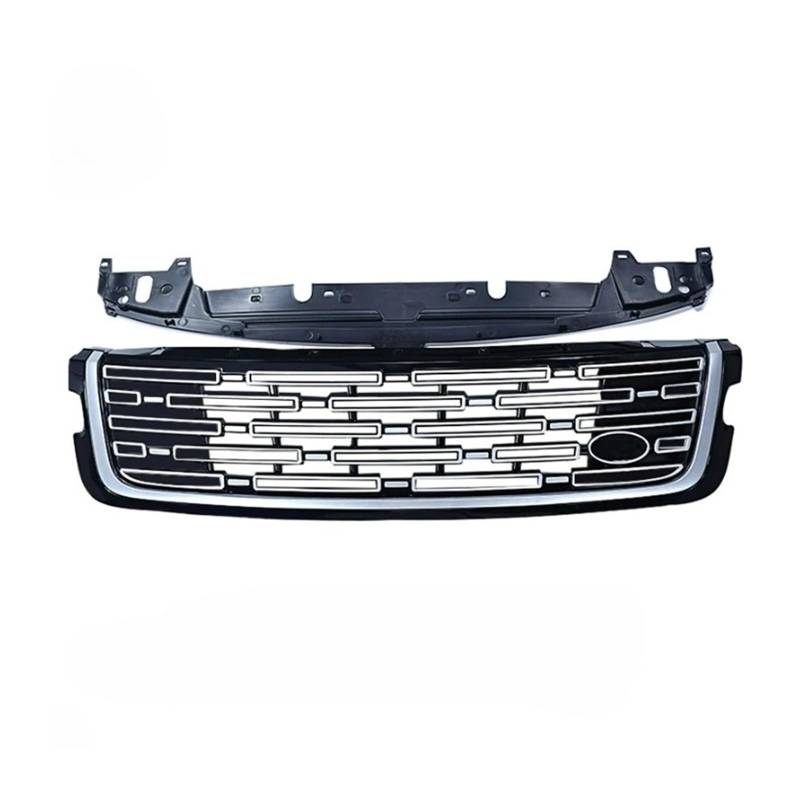 YYEFNMAZ Kompatibel mit Land Rover -Range Rover Velar L560 2017-2024 LR092628 Frontgrill Renngrill Oberer Stoßfänger Haube Mesh Grid Grill(Type1) von YYEFNMAZ