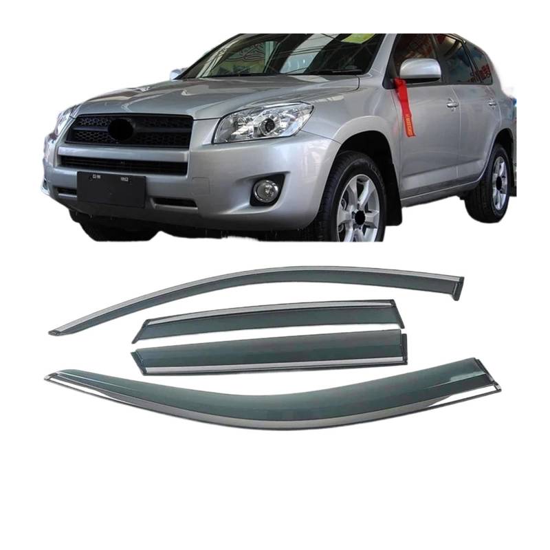 YYEFNMAZ Kompatibel mit Toyota RAV4 2005–2024 Autofenster, Sonnenschutz, Regenschutz, Schutzabdeckung, Zierleiste, Rahmenaufkleber, Zubehör (für XA30 05–13) von YYEFNMAZ