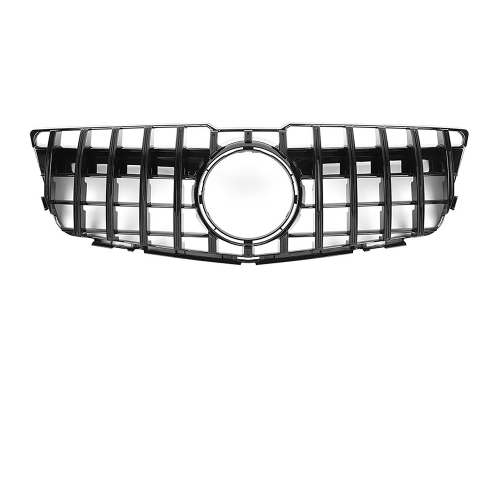 YYEFNMAZ Kühlergrill for die Frontstoßstange, kompatibel mit Mercedes Benz GLK-Klasse X204 GLK250 GLK300 GLK350 2013–2015, Chrom, Schwarze Diamanten, Renngitter(GT-Chrome Black) von YYEFNMAZ