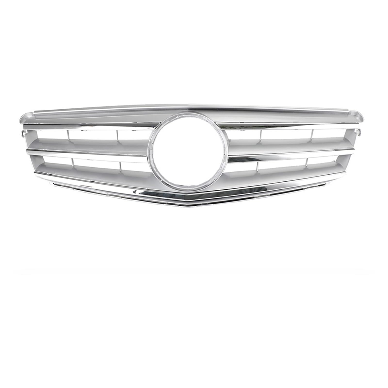 YYEFNMAZ Renngitter kompatibel for Mercedes Benz C-Klasse W204 2008 2009 2010 2011 2012 2013 2014 Teile(Sports Silver) von YYEFNMAZ