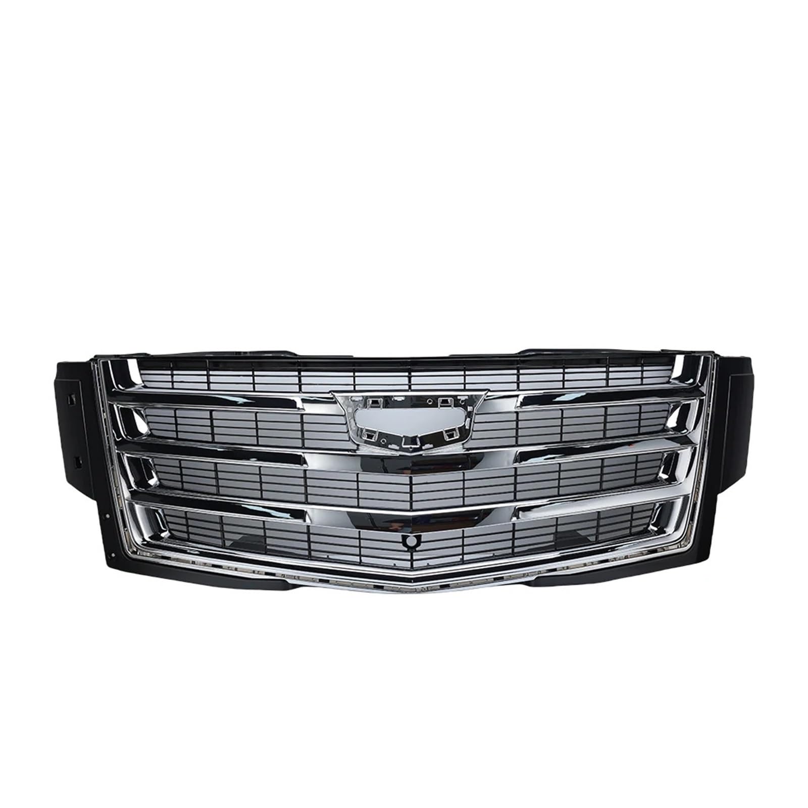 YYEFNMAZ Vorderer oberer Kühlergrill im Chrom-Silber-Stil, kompatibel mit Cadillac Escalade 2015–2022, Ersatz 23399558 84051291 Renngrills von YYEFNMAZ