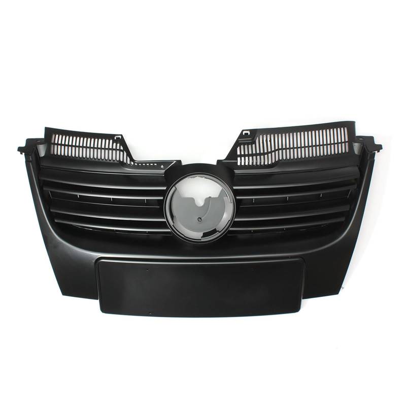 YYEFNMAZ Vorderer schwarzer oberer Stoßfänger-Sportgrill aus ABS-Kunststoff, kompatibel for VW Jetta MK5 2006 2007 2008 2009 2010 von YYEFNMAZ