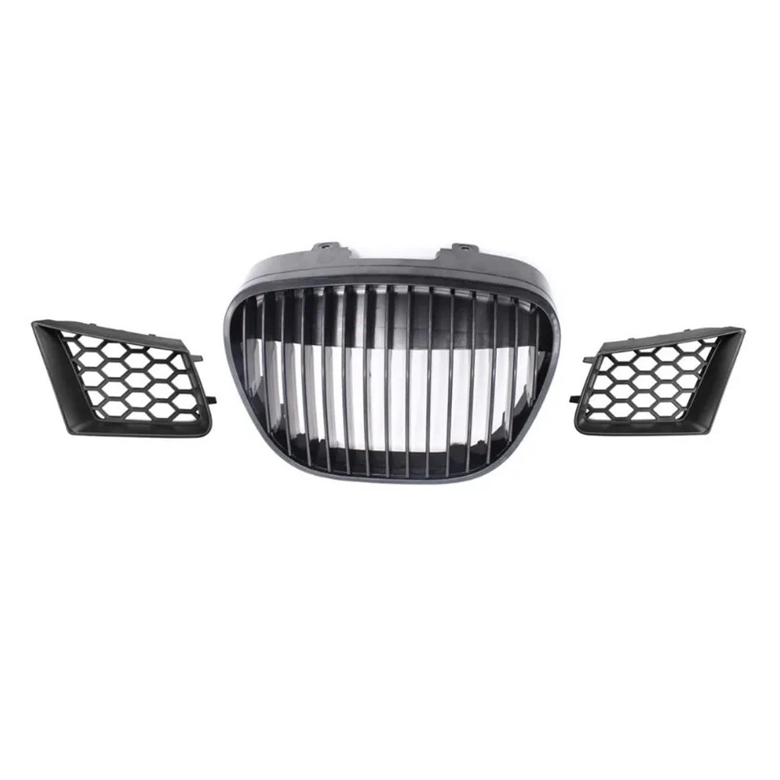 YYEFNMAZ Zentraler Kühlergrill ohne Emblem + Waben-Frontstoßstangen-Oberseitengitterabdeckung Kompatibel mit Seat Ibiza Cordoba Typ 6L 2002-2009 von YYEFNMAZ