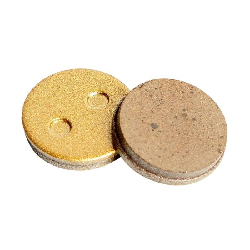 YYFHR 2 Stück Bremsbeläge for Elektroroller, passend for Xiaomi, Scooter Mijia M365 Tretroller-Radbremsscheiben-Reibbeläge, Halbmetall-Bremsbeläge Bremsbeläge für Roller(Full metal pads) von YYFHR