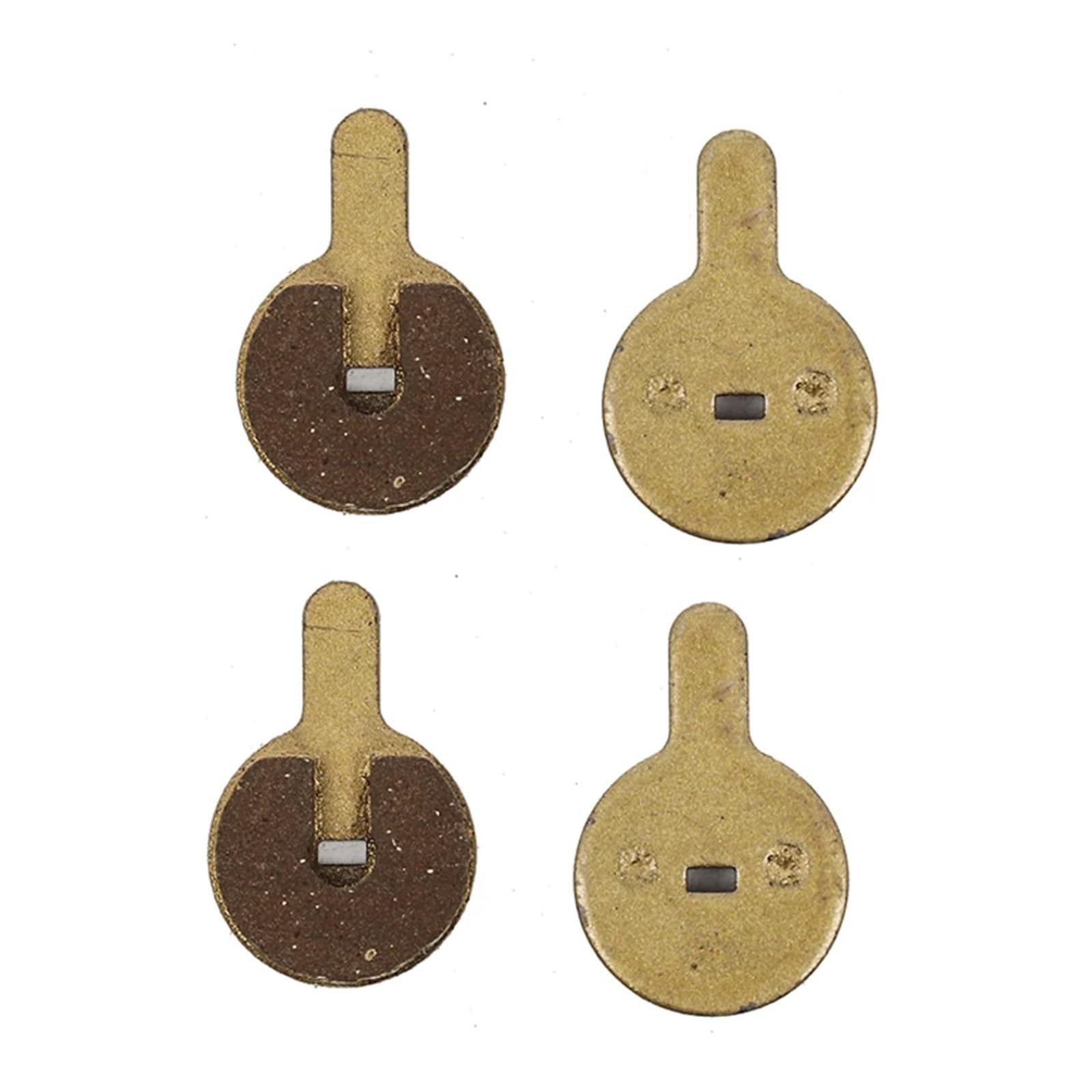 YYFHR 4-teilige Bremsbeläge for Elektroroller, passend for KuGoo, Serie G2 Pro M4, vollmetallische Scheibenbremsbeläge, halbmetallische Beläge, Ersatzteile Bremsbeläge für Roller(Brake pads C) von YYFHR