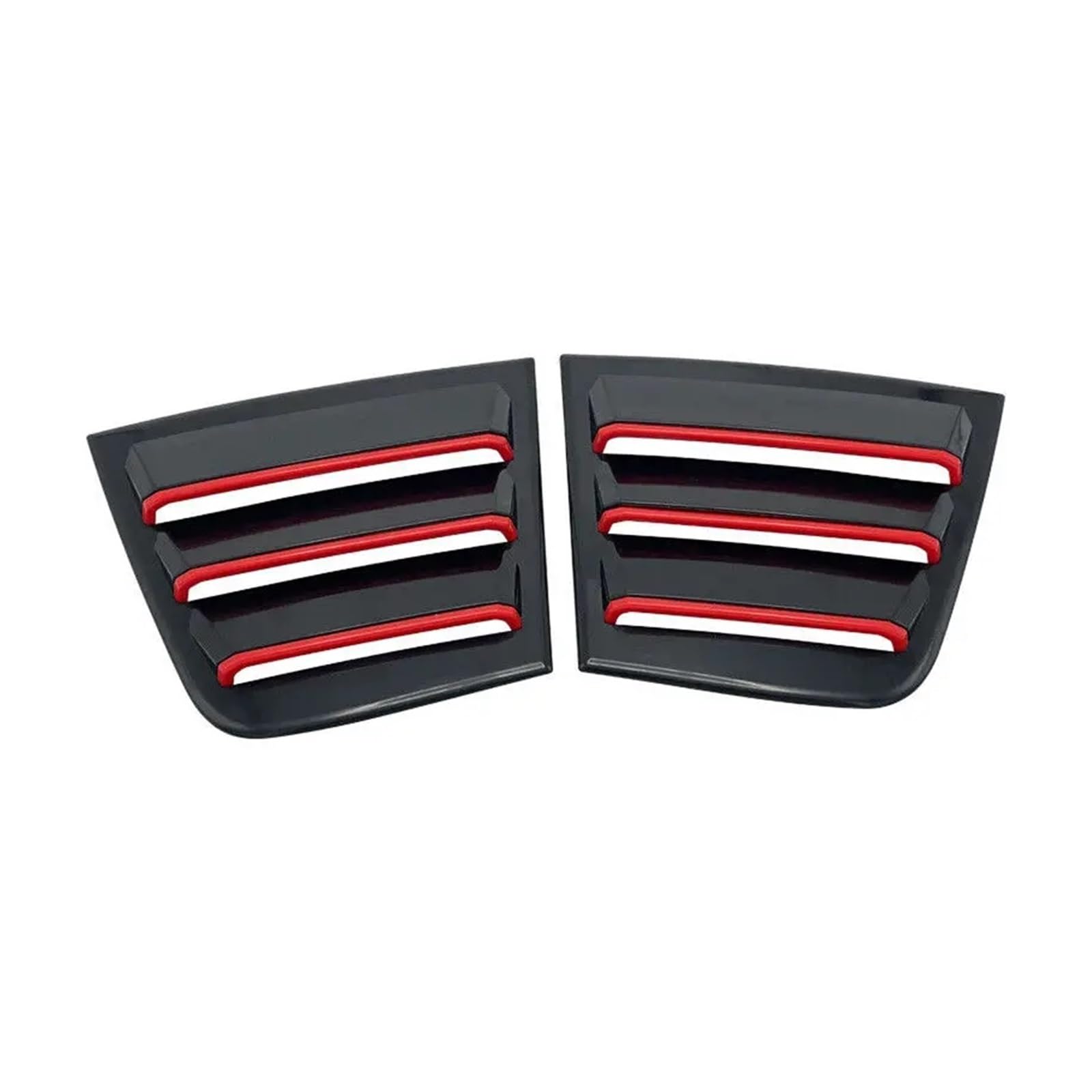 YYFHR Auto-Seitenfensterladen-Abdeckung, Blindverkleidungsaufkleber, passend for Dodge, Charger 2011–2021, Lüftungsschaufel, ABS-Kohlefaser-Zubehör, hinteres Lamellenfenster Auto-Hecktür-Glasladenabde von YYFHR