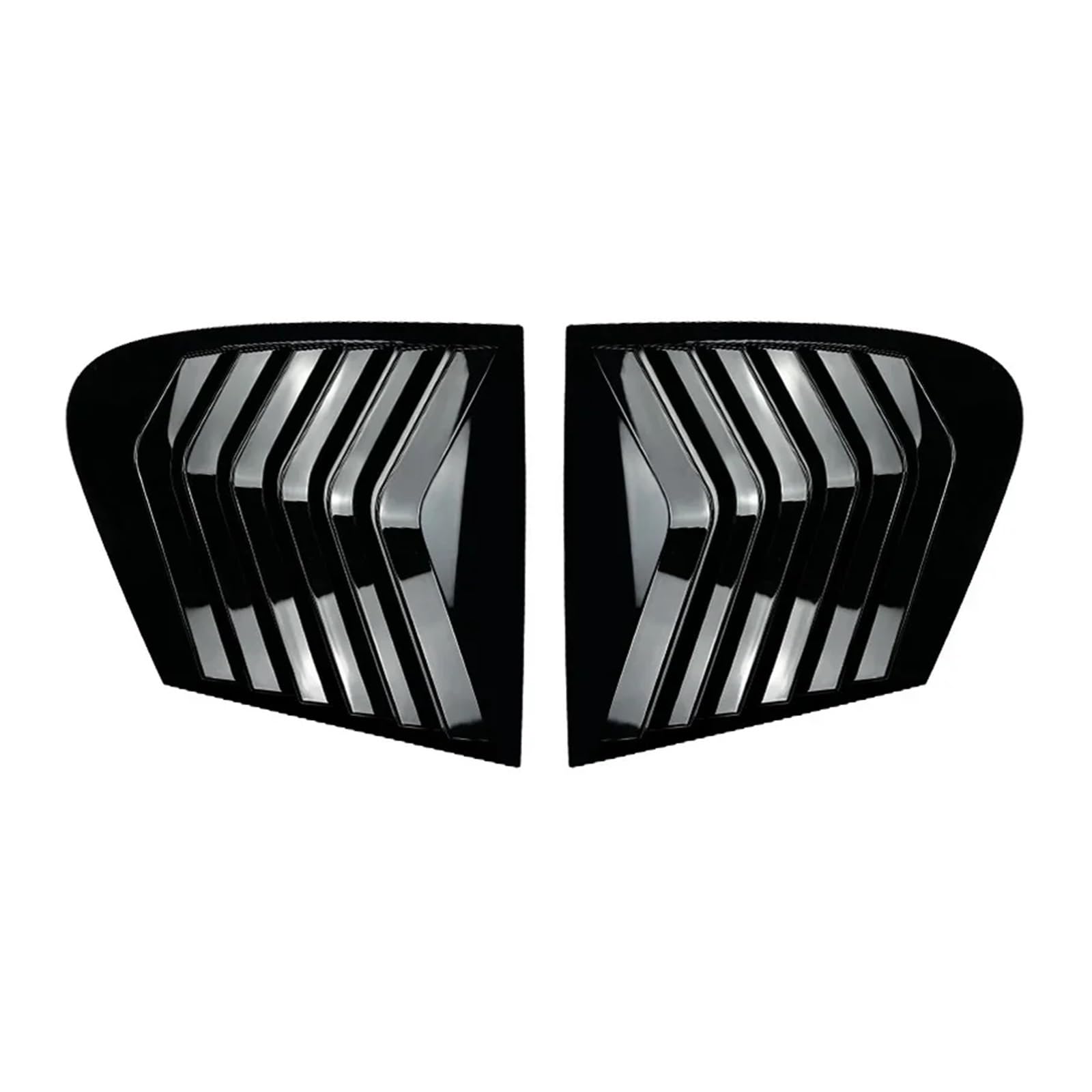 YYFHR Auto-Seitenfensterladen-Abdeckungs-Zieraufkleber, passend for BMW, 1er F20 118i 120i Schrägheck 2011–2019, Lüftungsschaufel, ABS-Carbon, hinteres Lamellenfenster Auto-Hecktür-Glasladenabdeckung( von YYFHR