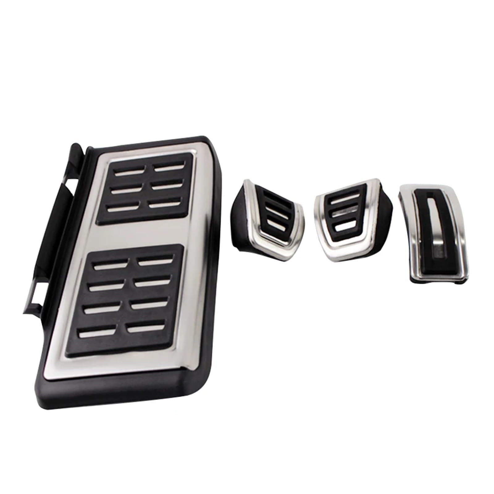 YYFHR Autopedalabdeckung, passend for Volkswagen, passend for Tiguan, 2 Mk2 Allspace, for Skoda Karoq 2017–2022, Kraftstoffbremszubehör Fußbremspedalabdeckungen(Footrest MT 4pcs) von YYFHR