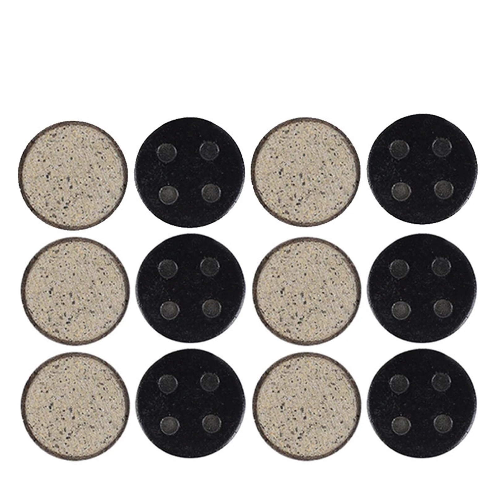 YYFHR Bremsbelag for Elektroroller, passend for Xiaomi, M365 M365PRO Hinterradbremsscheibe Reibplatten Beläge Scooter-Zubehör Bremsbeläge Bremsbeläge für Roller(365-12pcs) von YYFHR