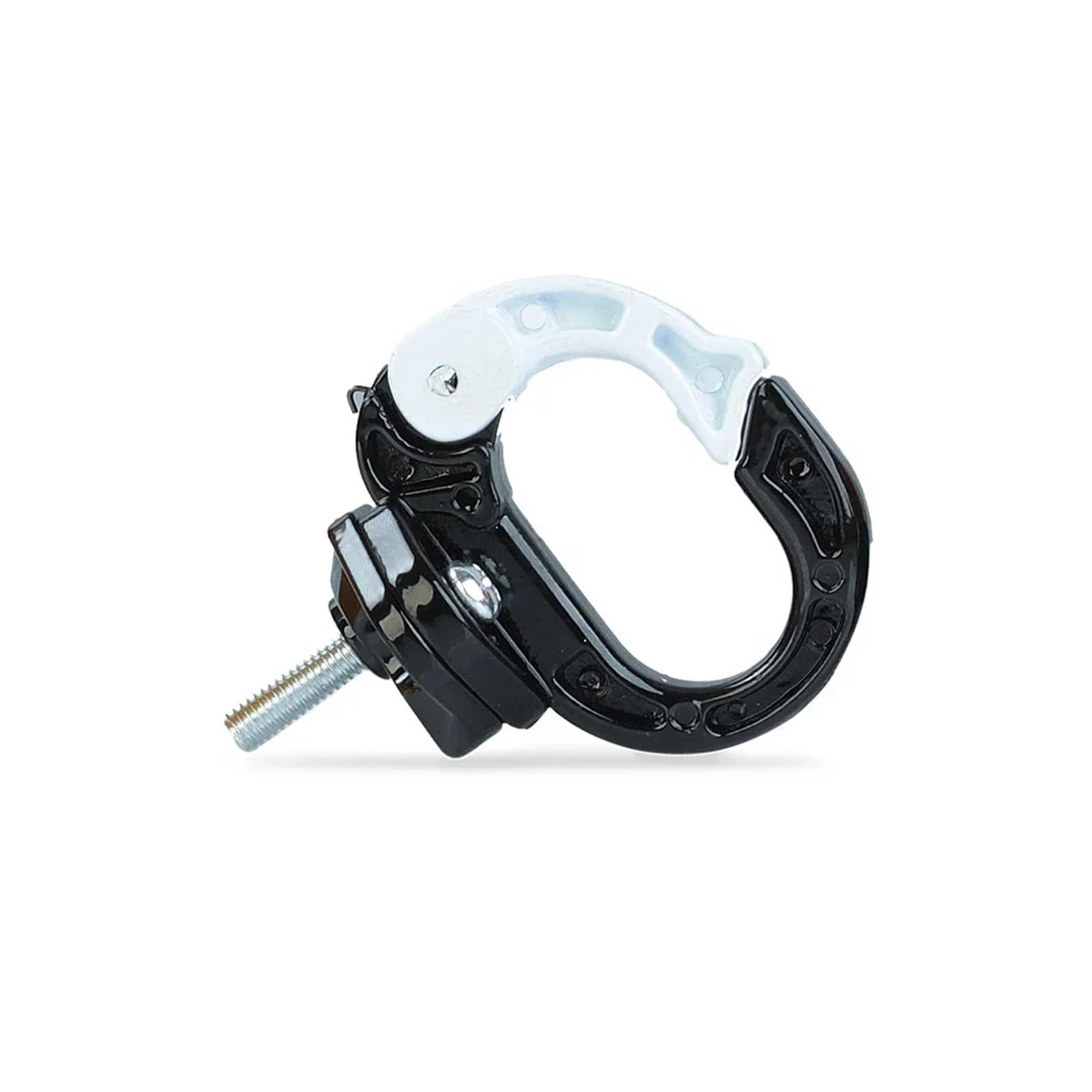 YYFHR Doppelhaken for Elektroroller, passend for Xiaomi, M365 1S M365 Pro, 4 Haken, Aufhängetasche, Klaue, Kleiderbügel, Haken, Zubehör Scooter-Fronthakenaufsatz(Black Single Hook) von YYFHR