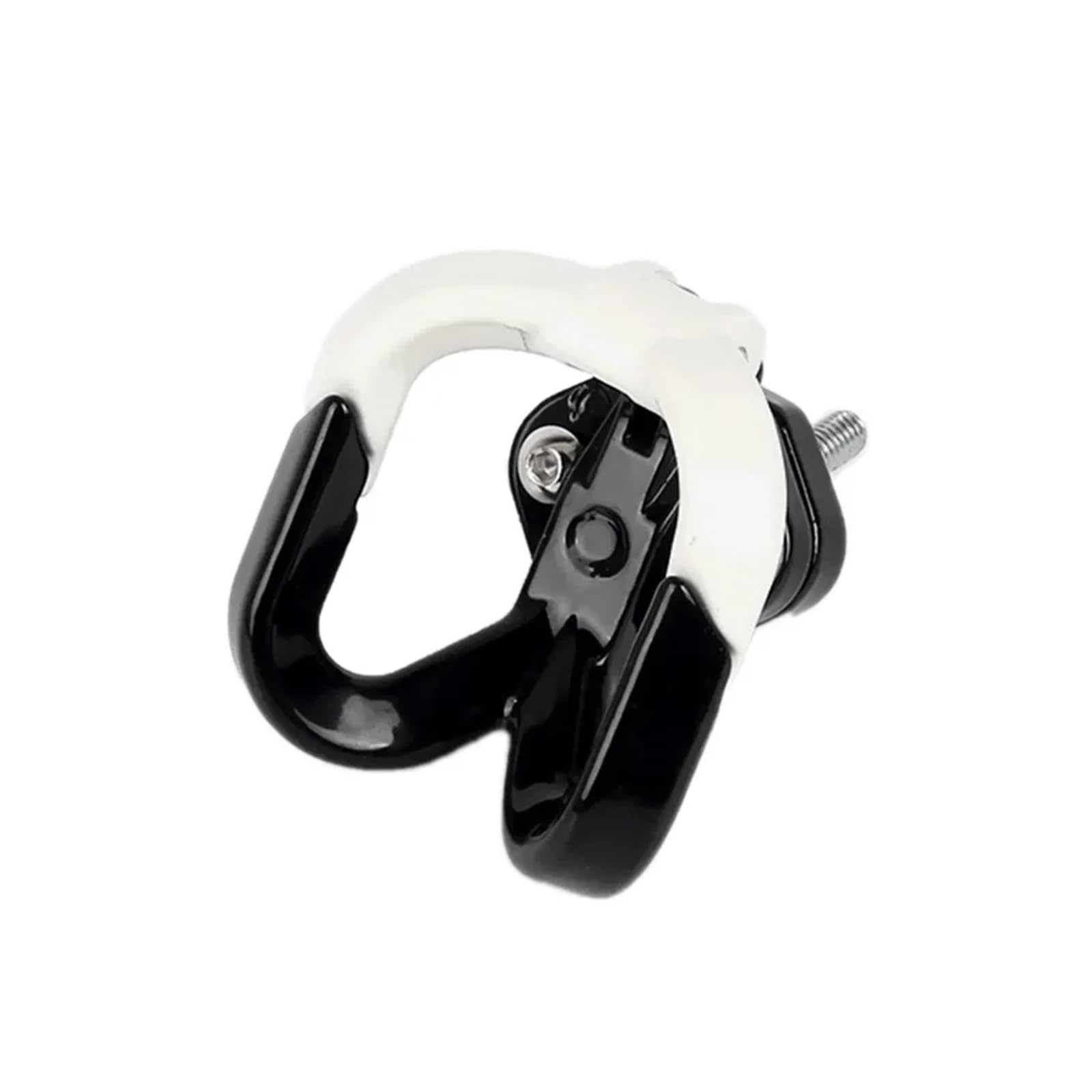 YYFHR Doppelhaken for Elektroroller, passend for Xiaomi, M365 1S M365 Pro, 4 Haken, Aufhängetasche, Klaue, Kleiderbügel, Haken, Zubehör Scooter-Fronthakenaufsatz(White Double Hook) von YYFHR