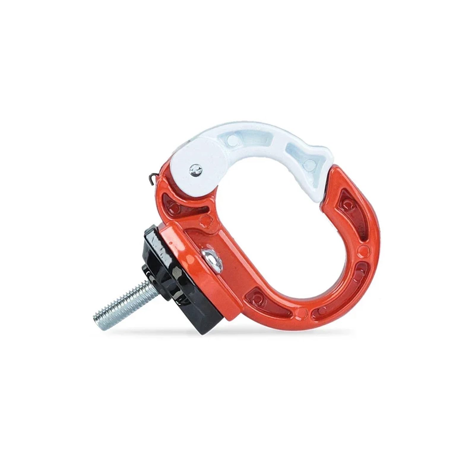 YYFHR Doppelhaken for Elektroroller, passend for Xiaomi, M365 1S M365 Pro, 4 Haken, Aufhängetasche, Krallenaufhänger, Metallhaken, Zubehör Scooter-Fronthakenaufsatz(Orange Single Hook) von YYFHR