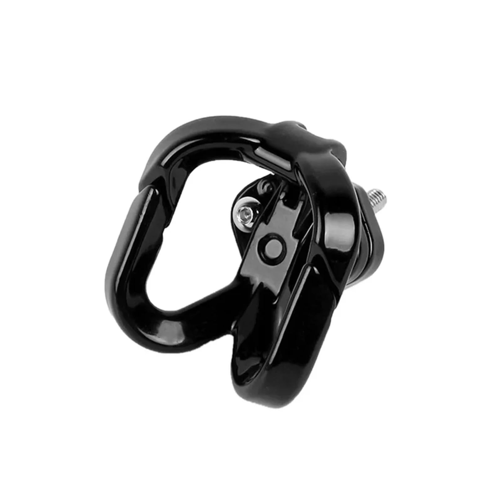 YYFHR Hakenaufhänger for Elektroroller, passend for Xiaomi, M365 1S M365 Pro, 4 Haken, Aufhängetasche, Klauenhaken, Zubehör Scooter-Fronthakenaufsatz(Black Double Hook) von YYFHR