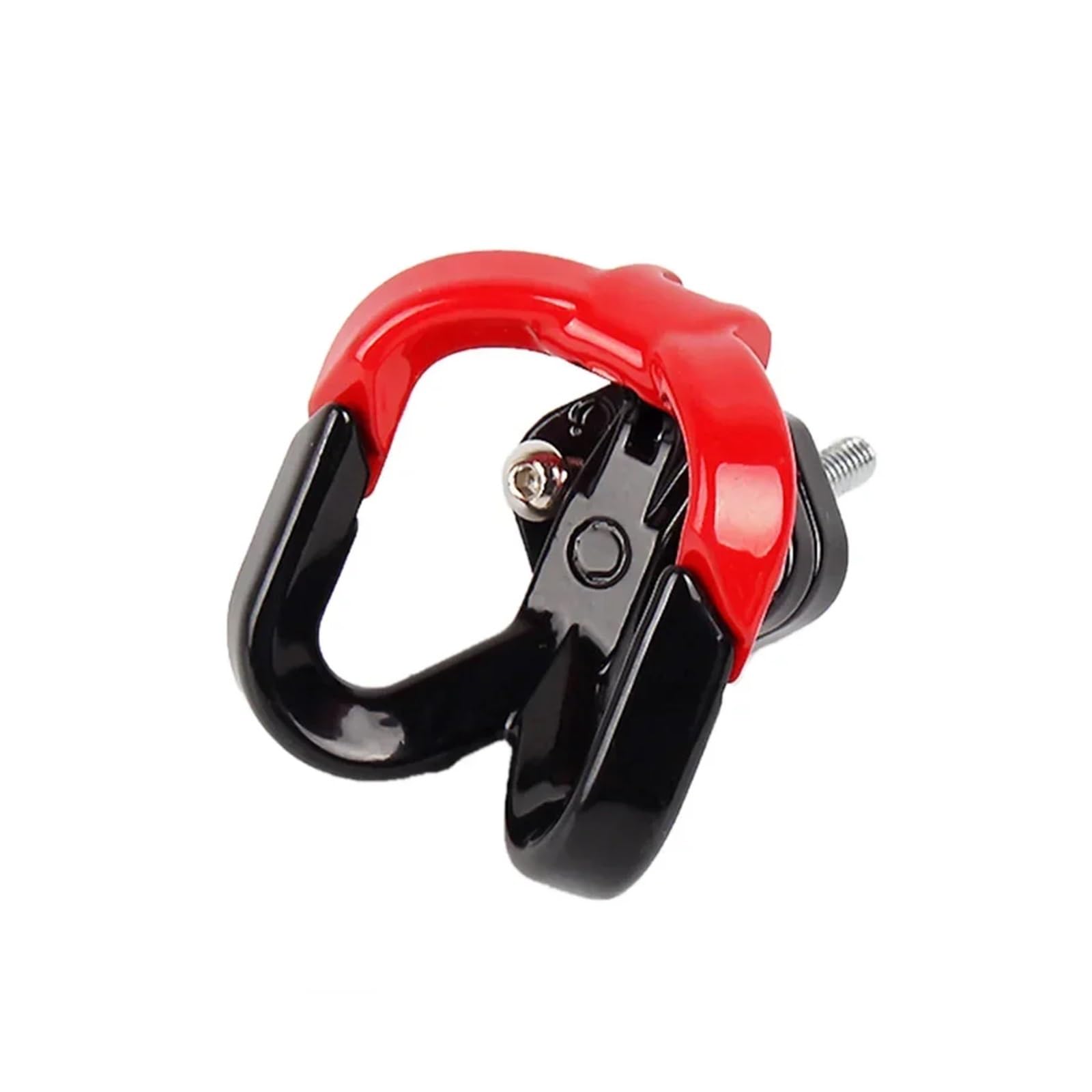 YYFHR Hakenaufhänger for Elektroroller, passend for Xiaomi, M365 1S M365 Pro, 4 Haken, Aufhängetasche, Klauenhaken, Zubehör Scooter-Fronthakenaufsatz(Red Double Hook) von YYFHR